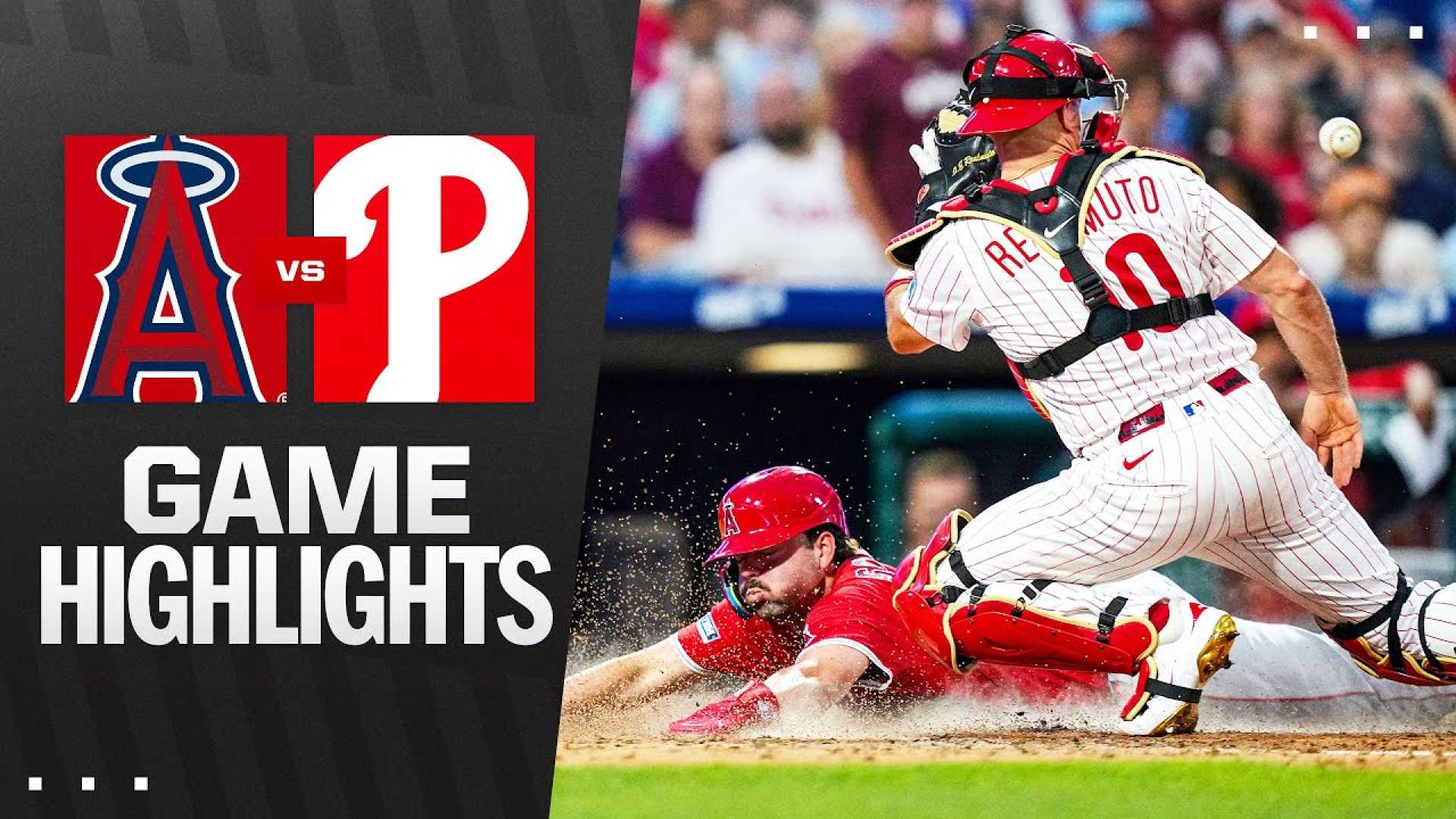 Phillies Vs Angels Baseball Game