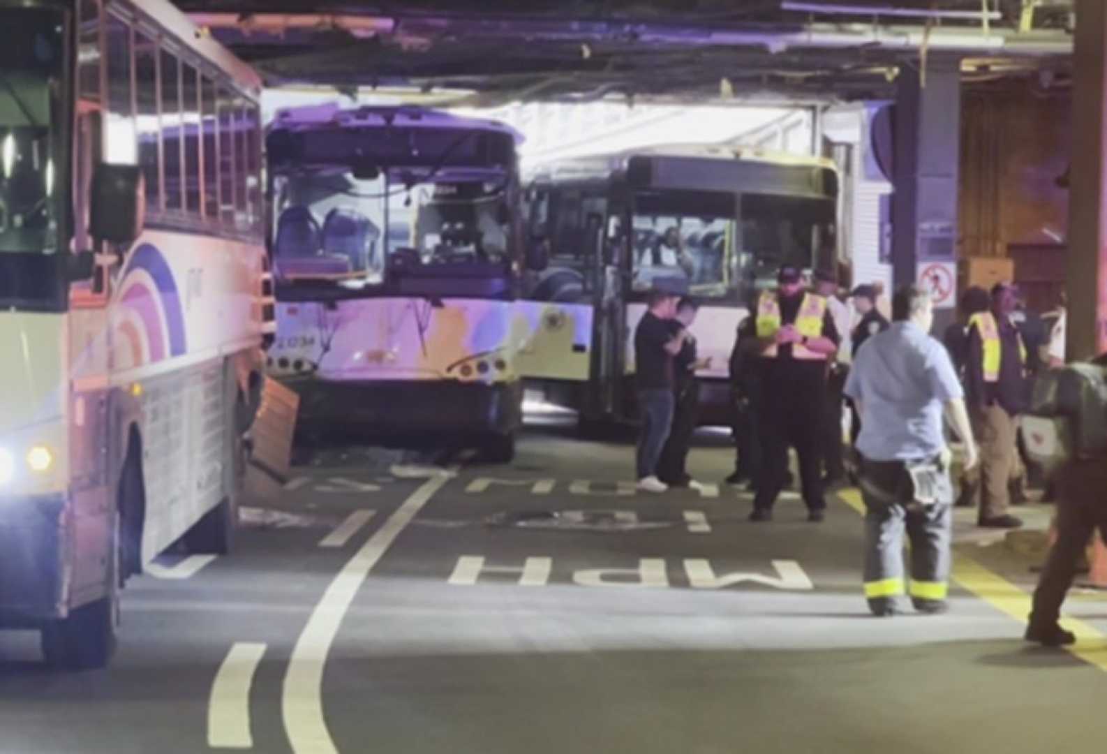 Port Authority Bus Terminal Accident July 2025