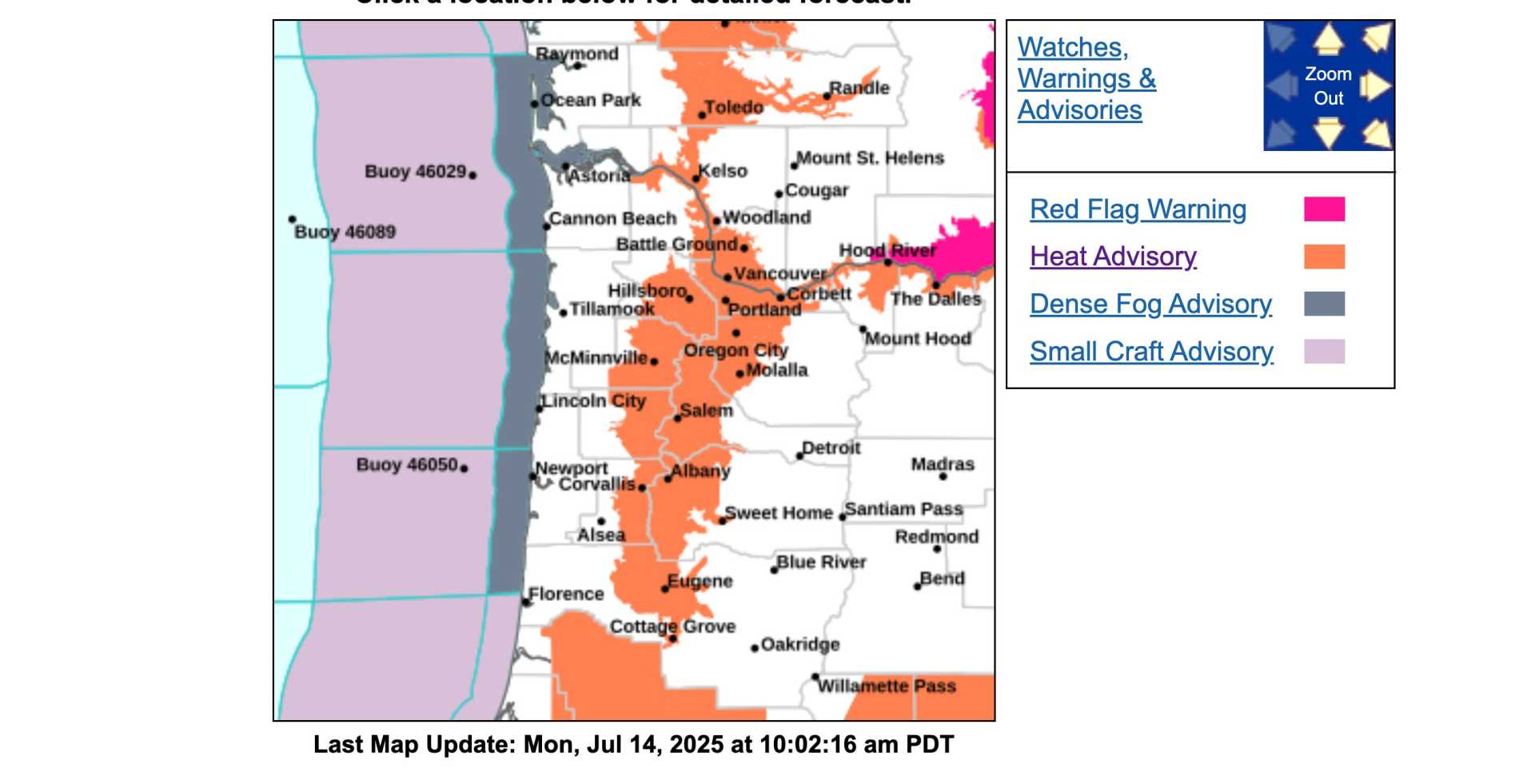 Portland Heat Wave July 2025