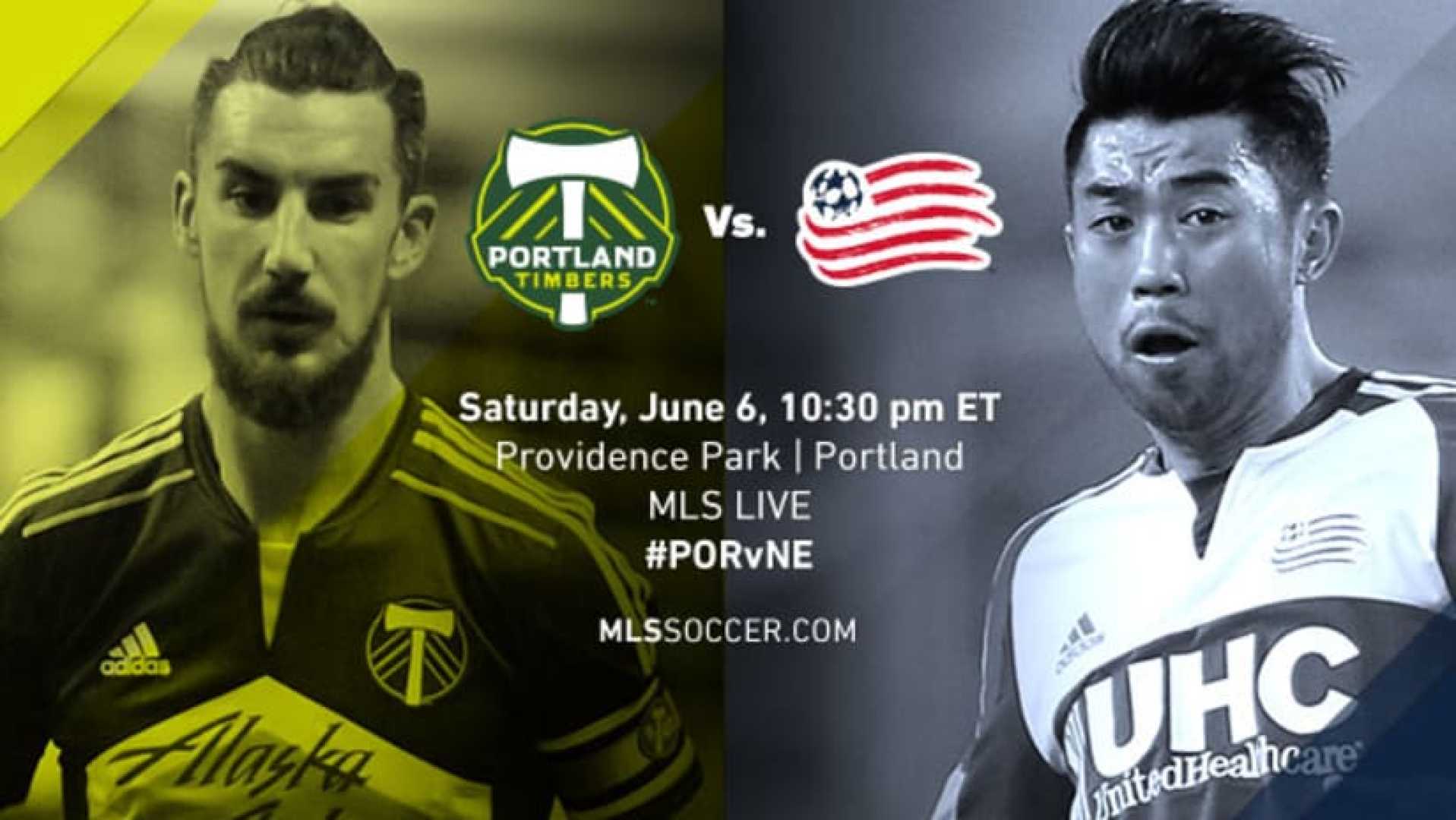 Portland Timbers Vs New England Revolution Match