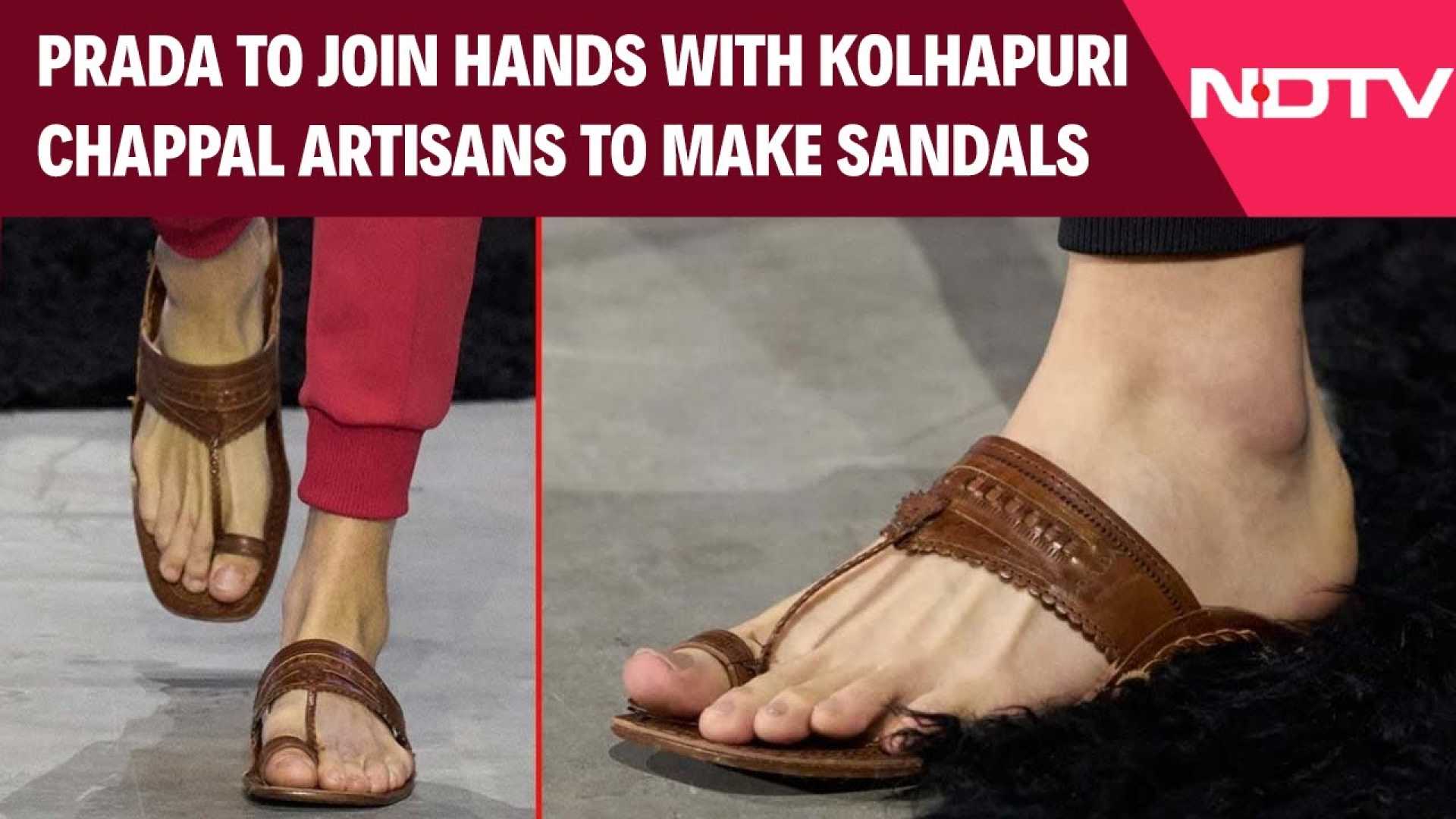 Prada Collaboration Kolhapuri Chappal Artisans