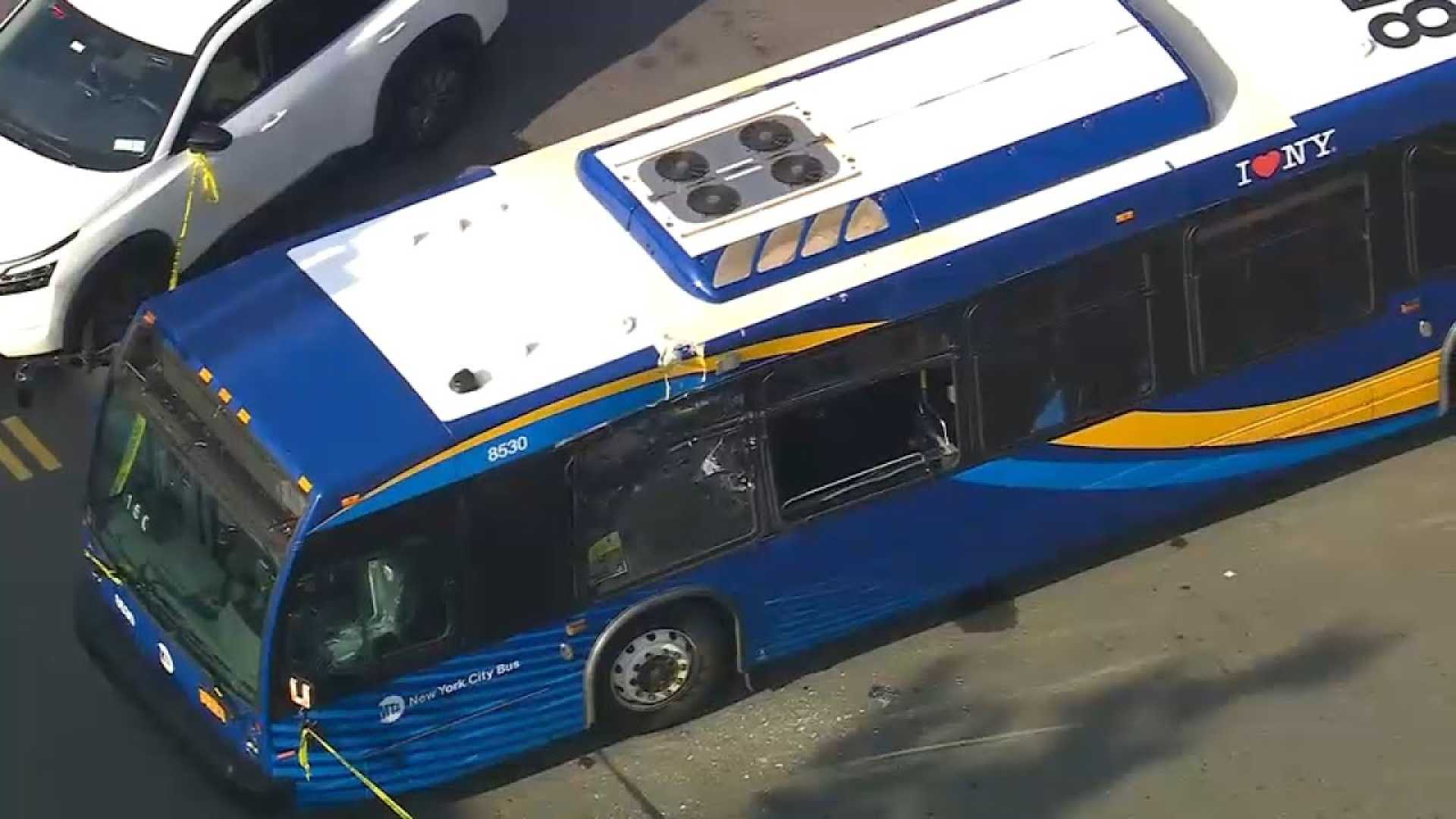 Queens Village Bus Crane Collision