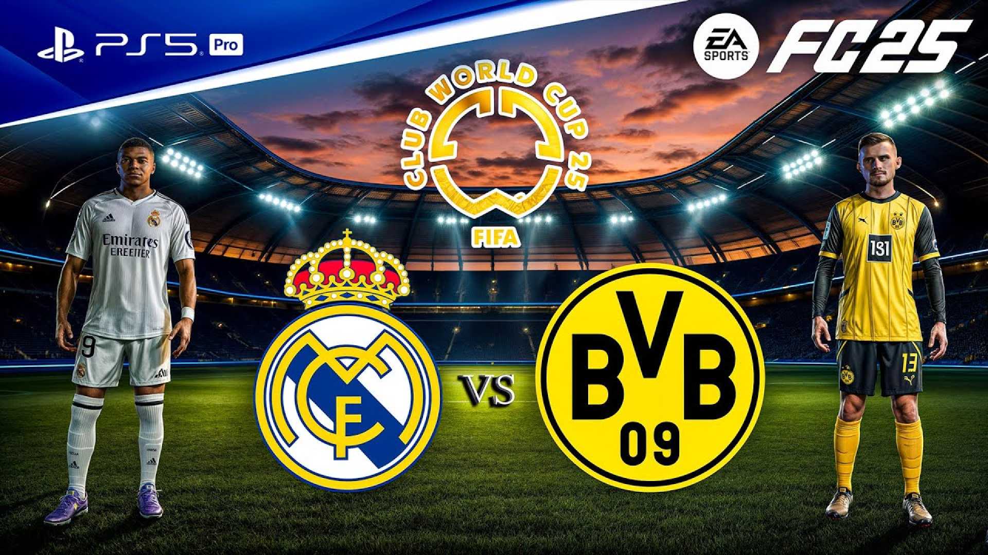 Real Madrid Vs Borussia Dortmund Club World Cup