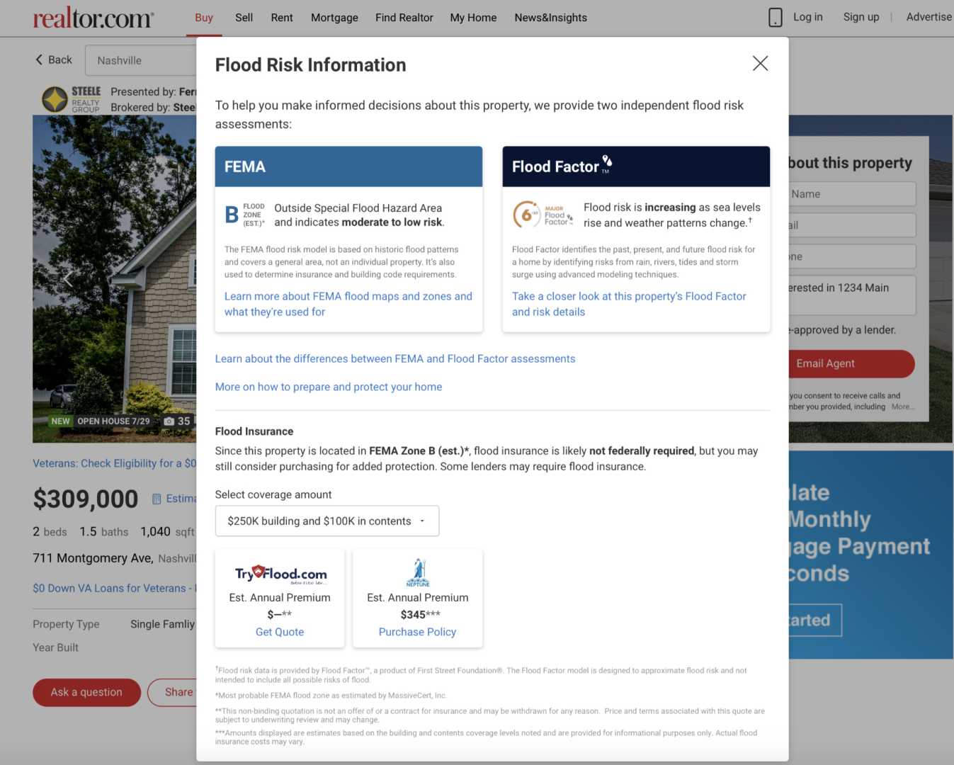 Realtor.com Errors User Experience