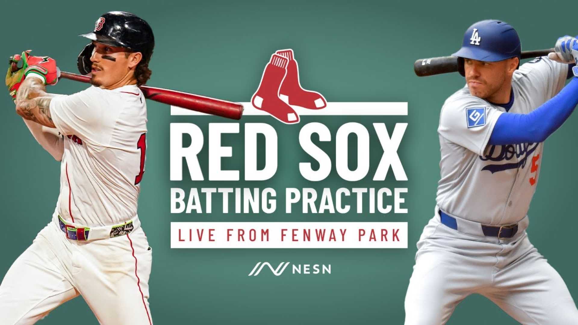 Red Sox Dodgers Fenway Park Baseball