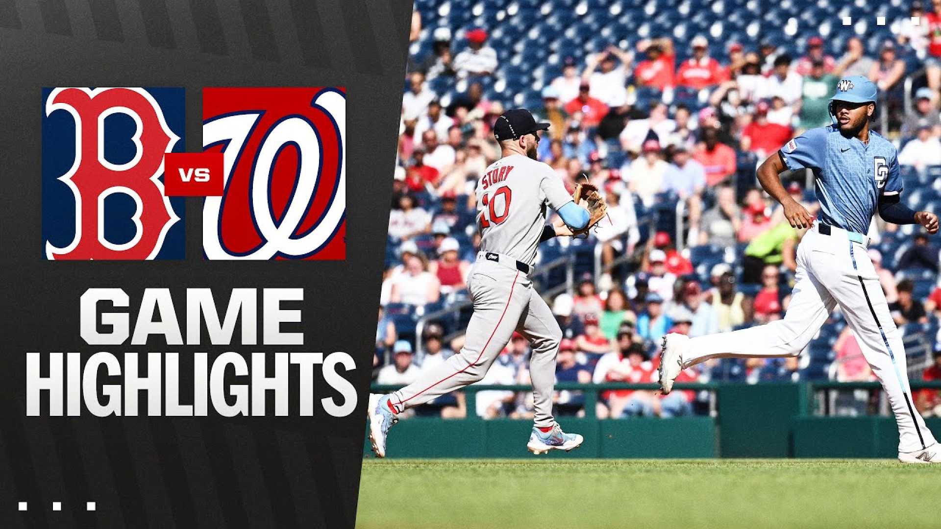 Red Sox Nationals Game Highlights
