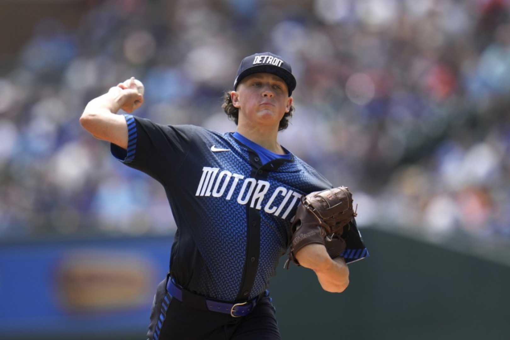 Reese Olson Pitching For Detroit Tigers