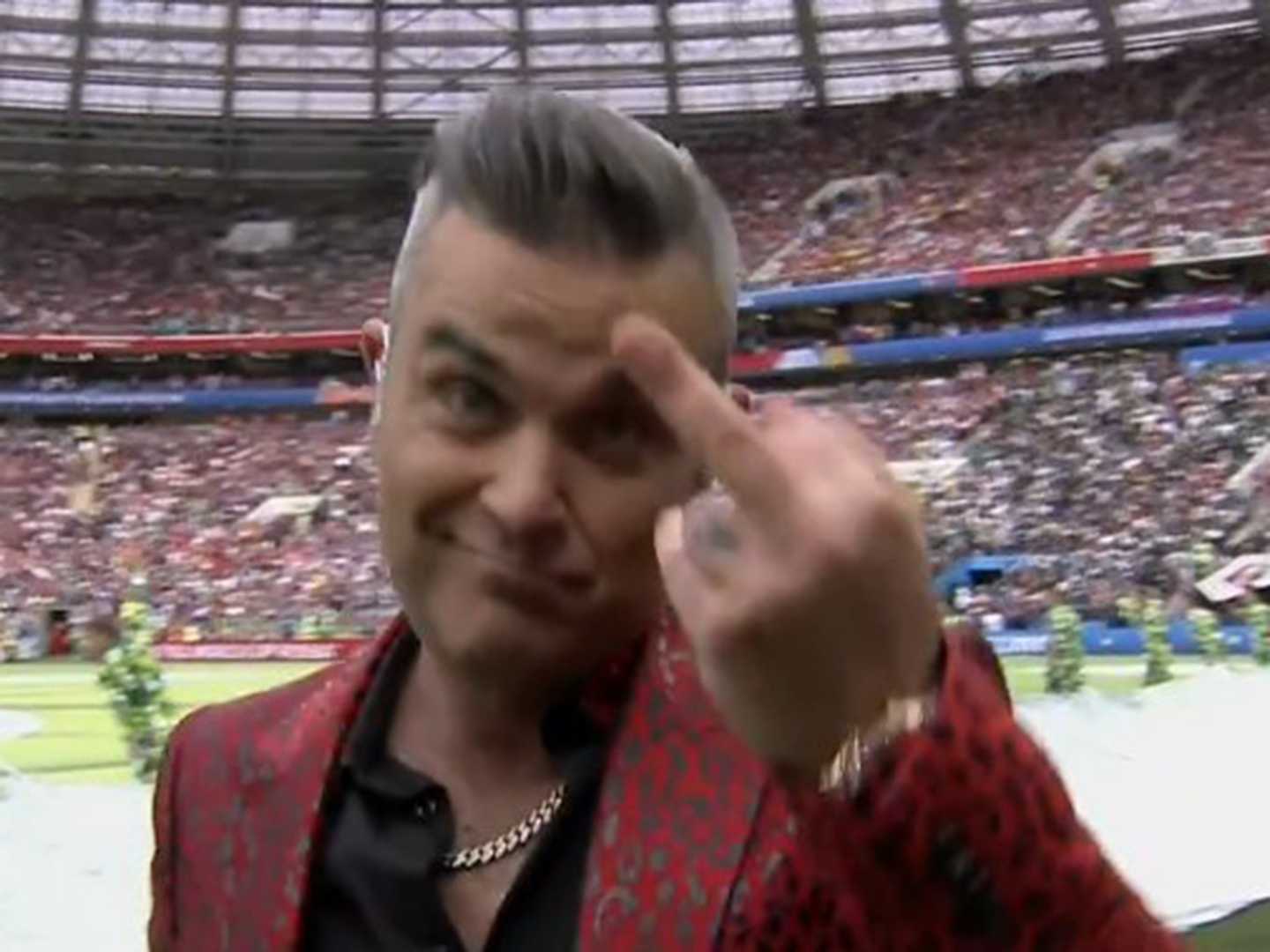 Robbie Williams World Cup Final Performance