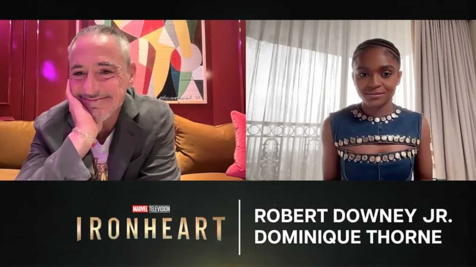 Robert Downey Jr. And Dominique Thorne Ironheart