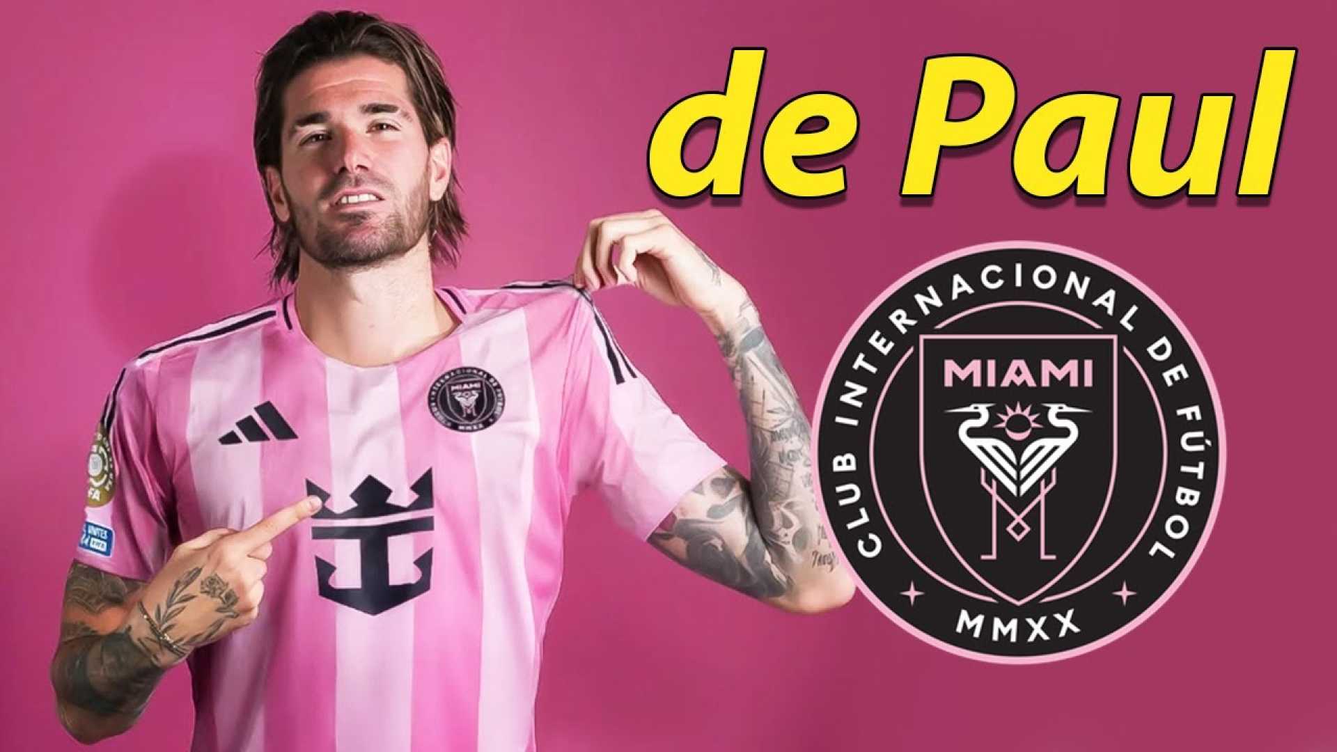Rodrigo De Paul Joins Inter Miami On Loan From Atl Tico Madrid Times Rodrigo De Paul Inter Miami 