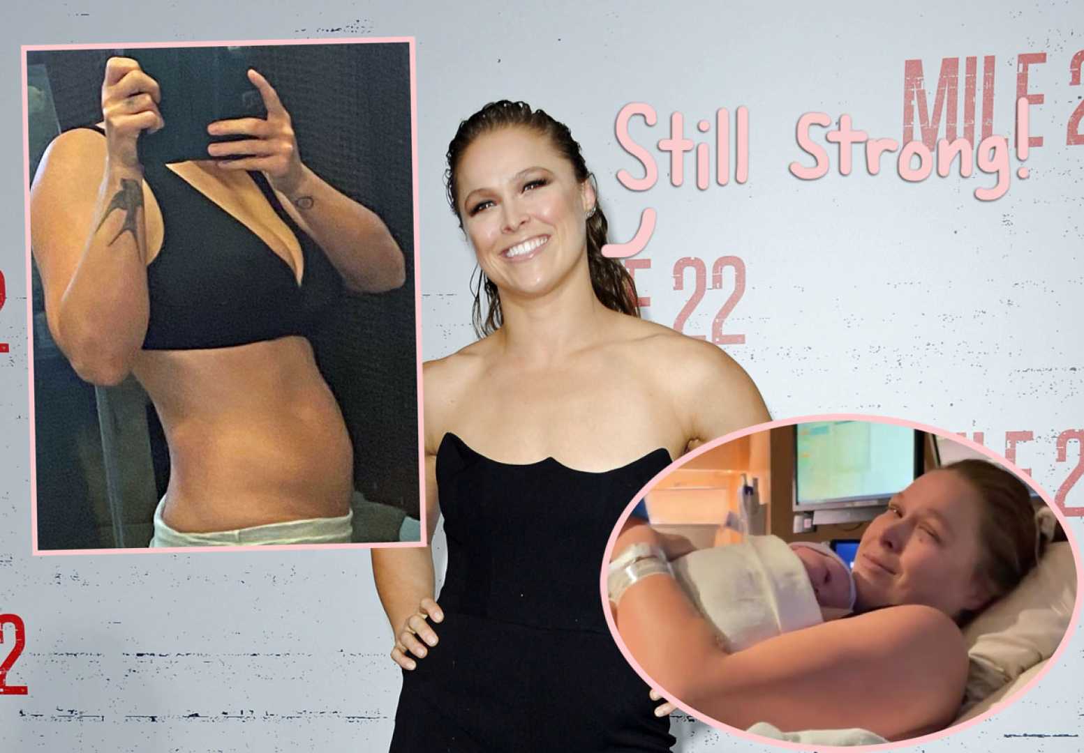 Ronda Rousey Postpartum Fitness Training