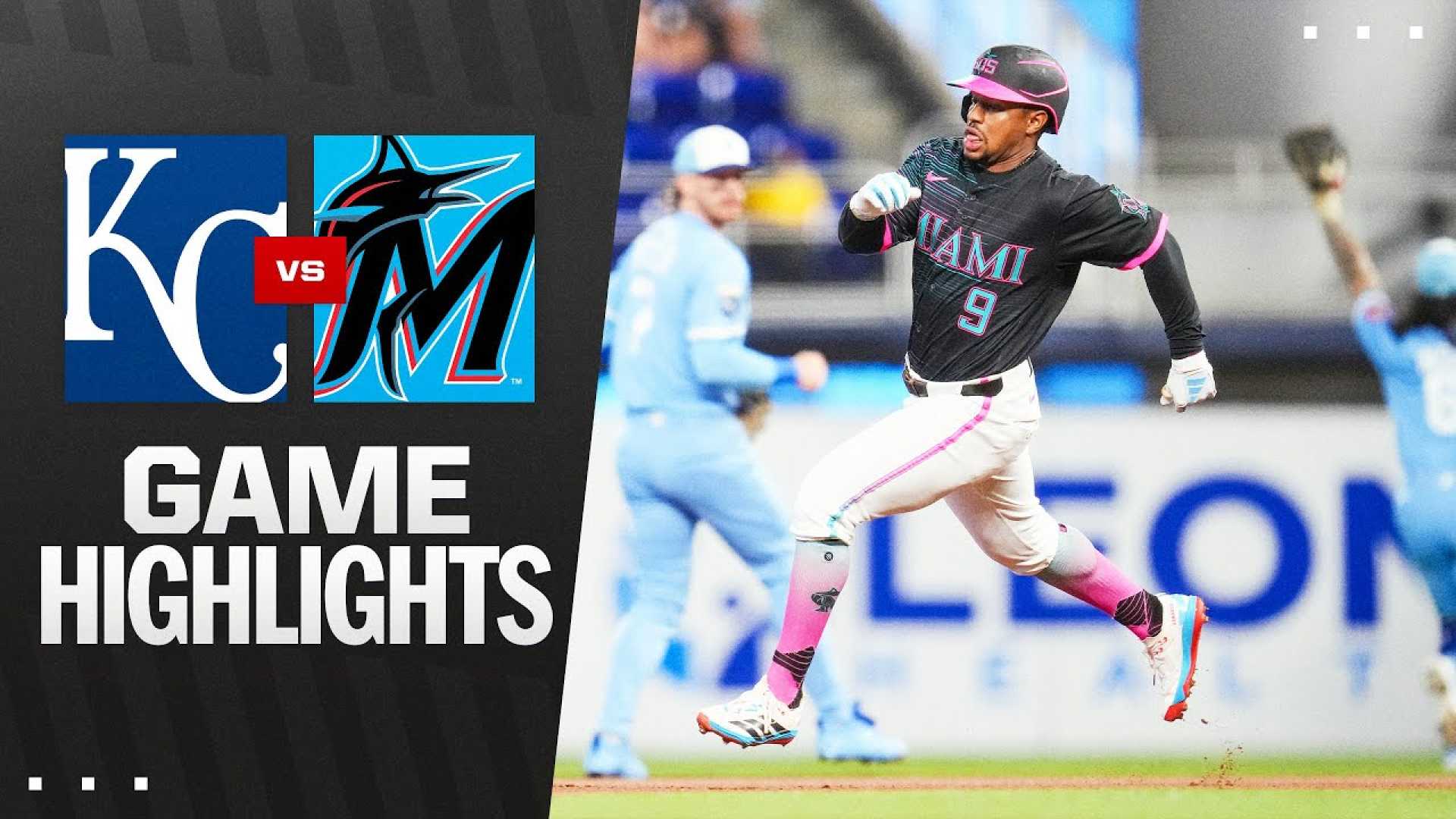 Royals Marlins Baseball Game Recap