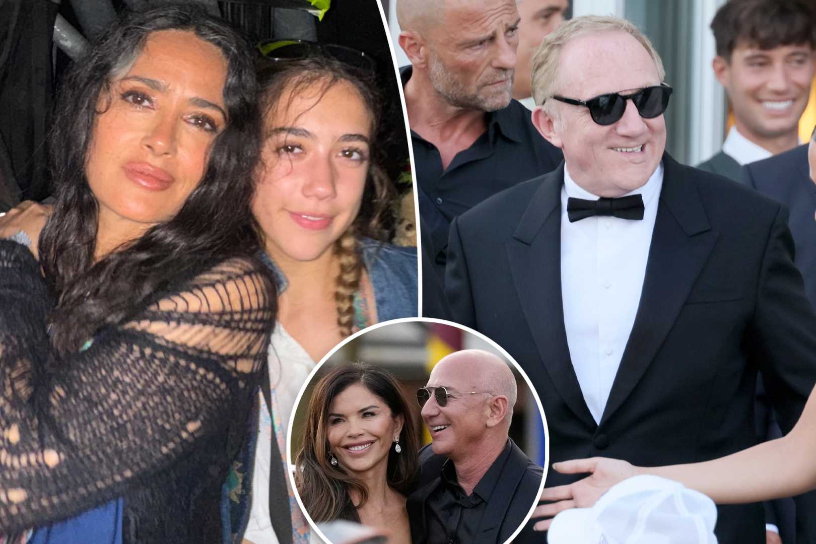 Salma Hayek Glastonbury Festival And Jeff Bezos Wedding