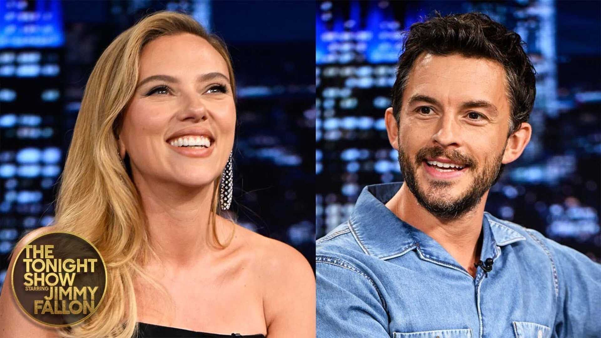 Scarlett Johansson Jonathan Bailey Glasses Interview