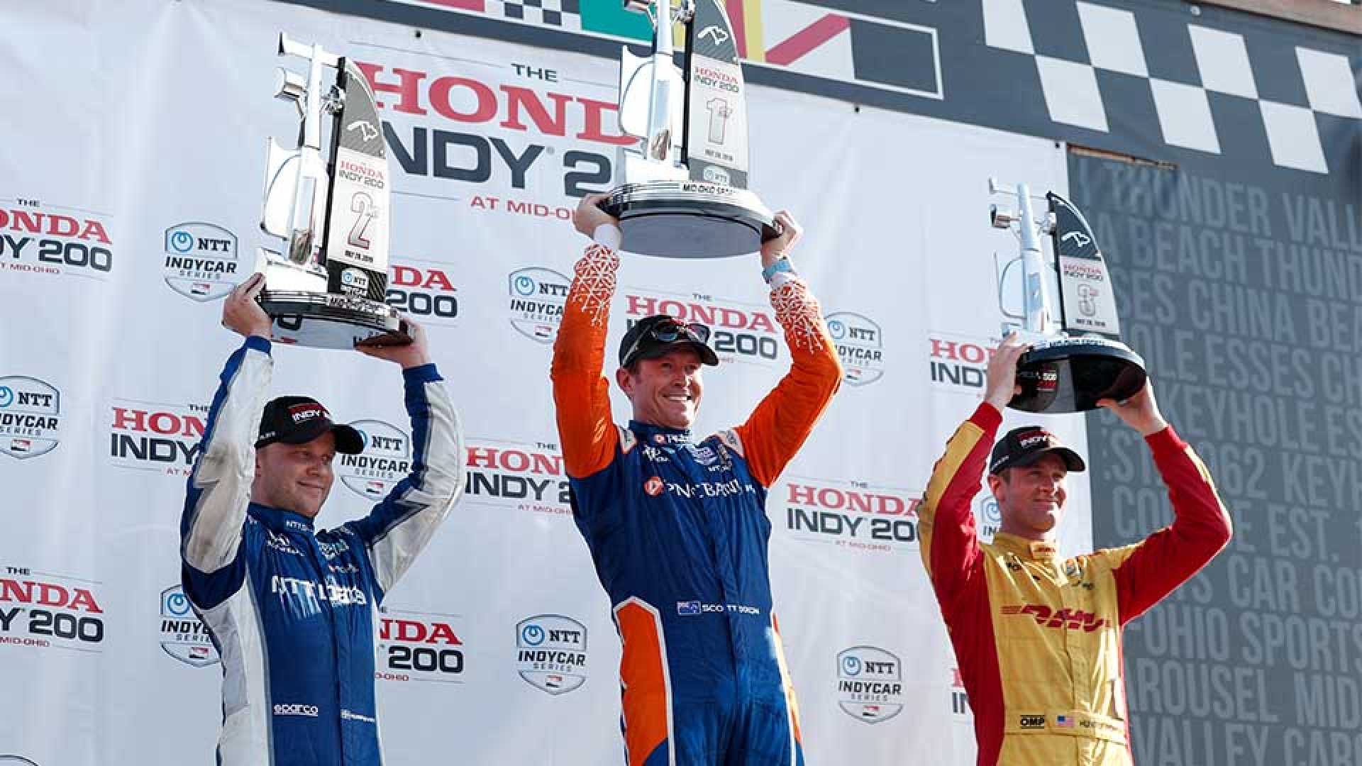 Scott Dixon Winning Honda Indy 200 Mid Ohio