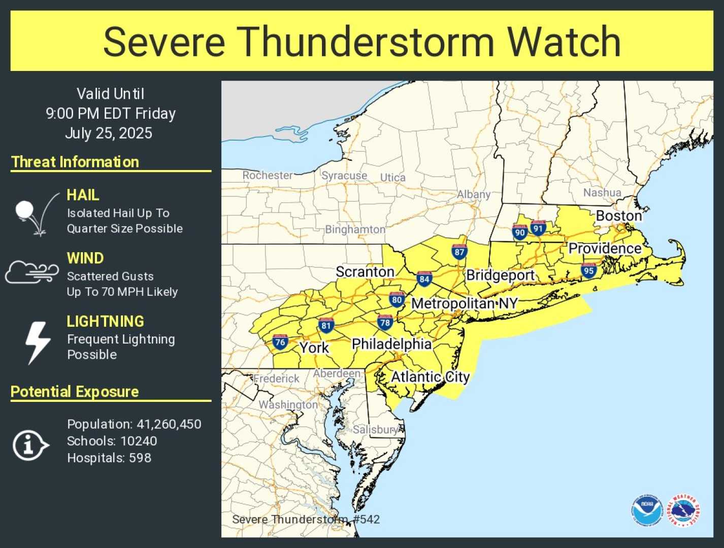 Severe Thunderstorms Massachusetts July 2025