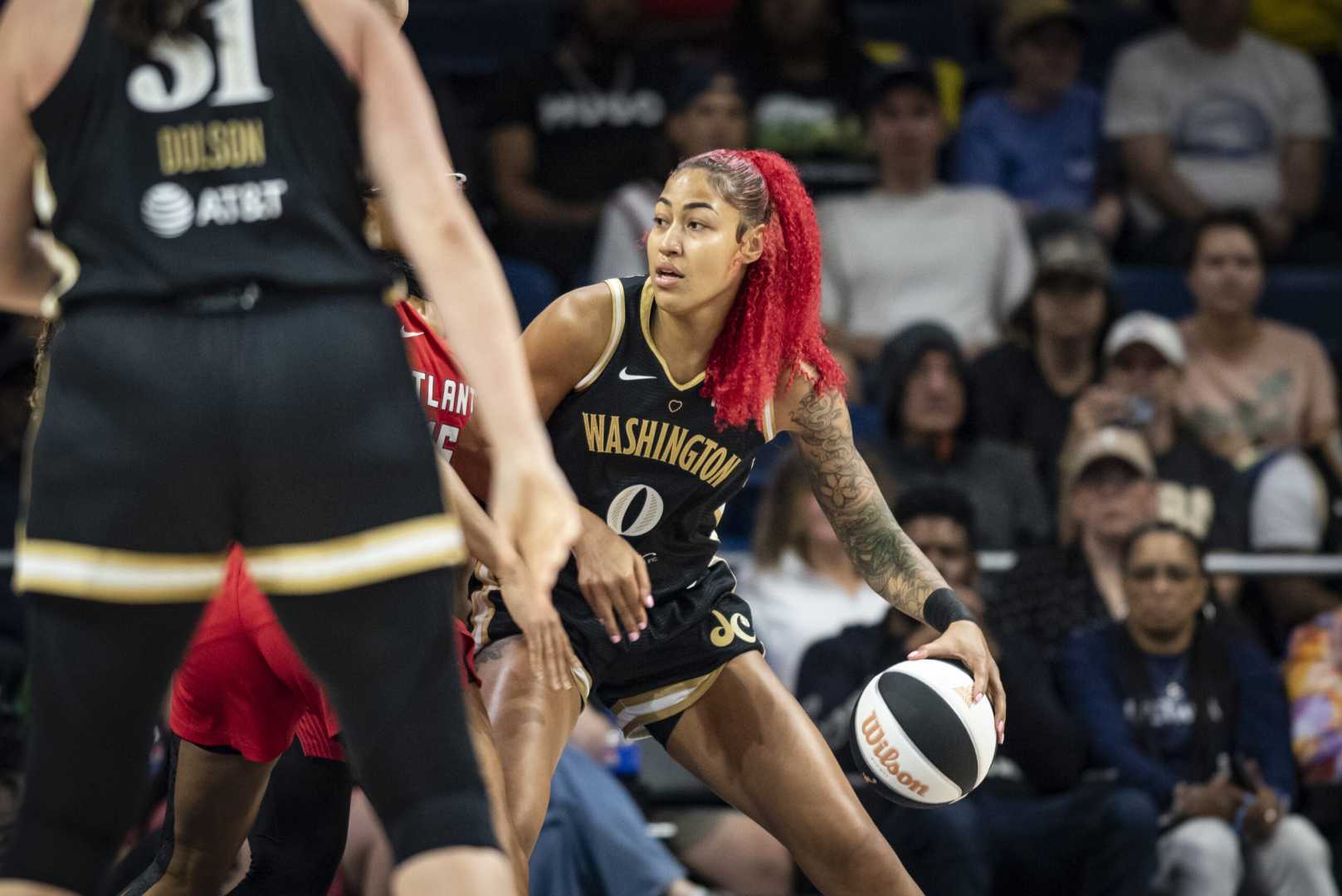 Shakira Austin Washington Mystics Game