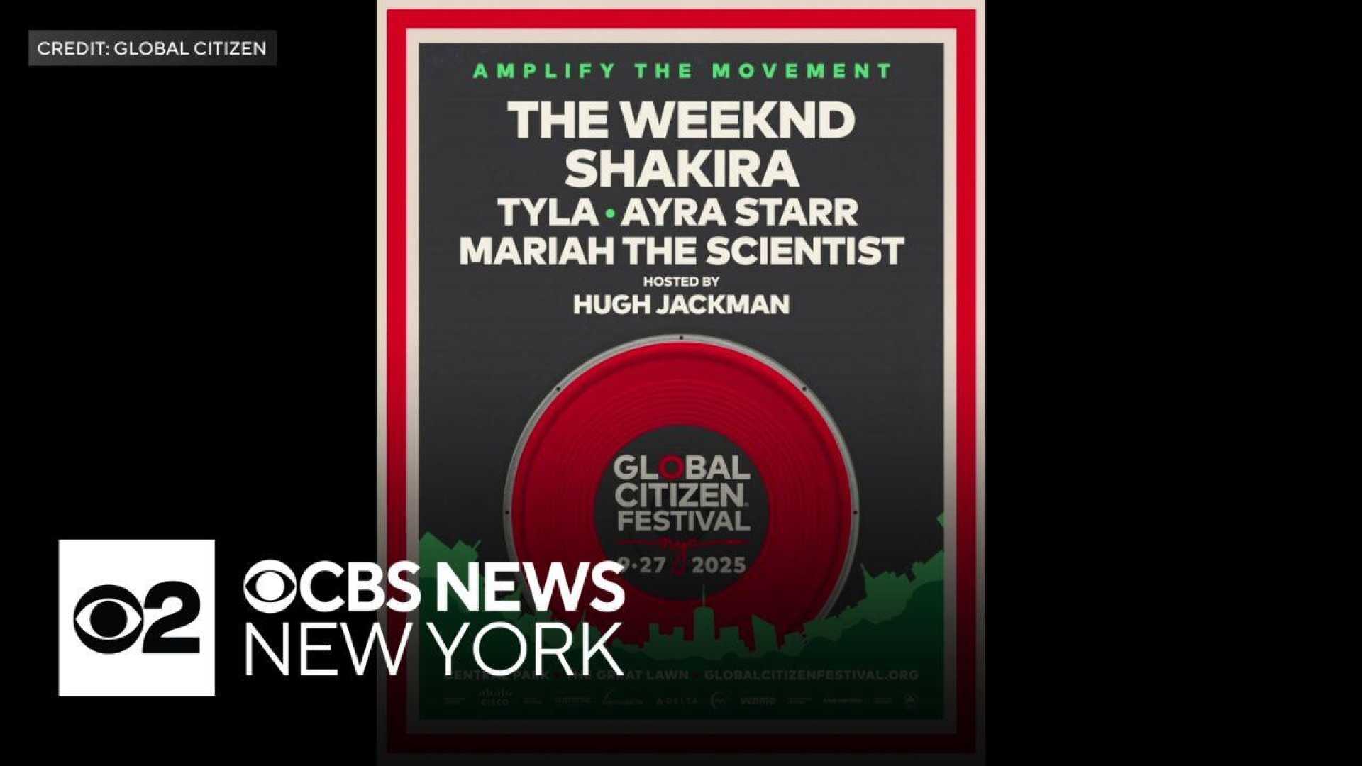 Shakira The Weeknd Global Citizen Festival 2025