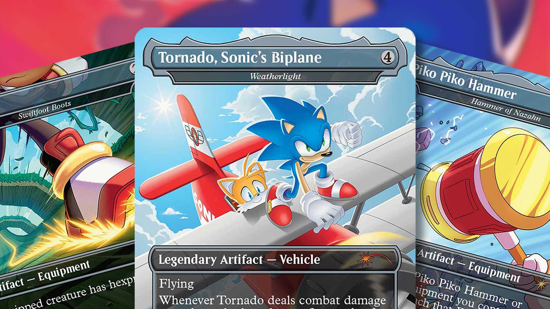 Sonic The Hedgehog Magic: The Gathering Cards