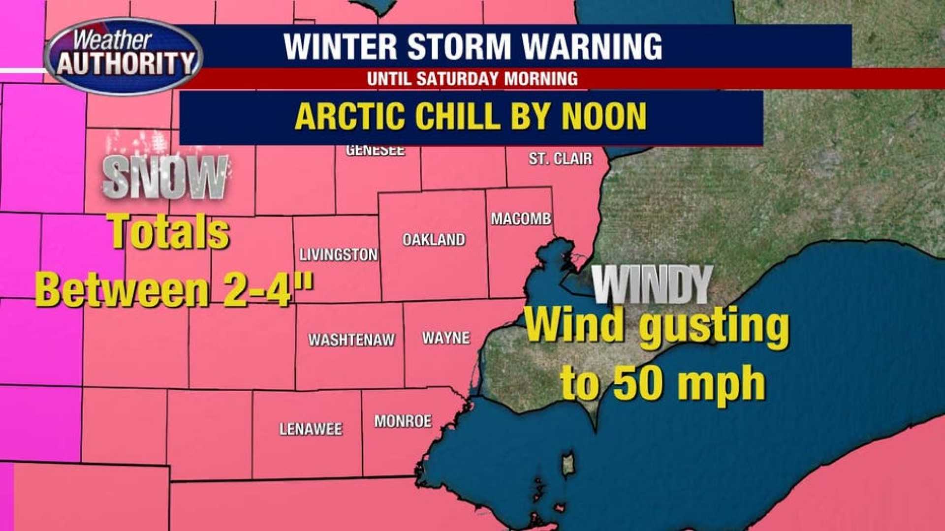 Southeastern Michigan Weather Forecast