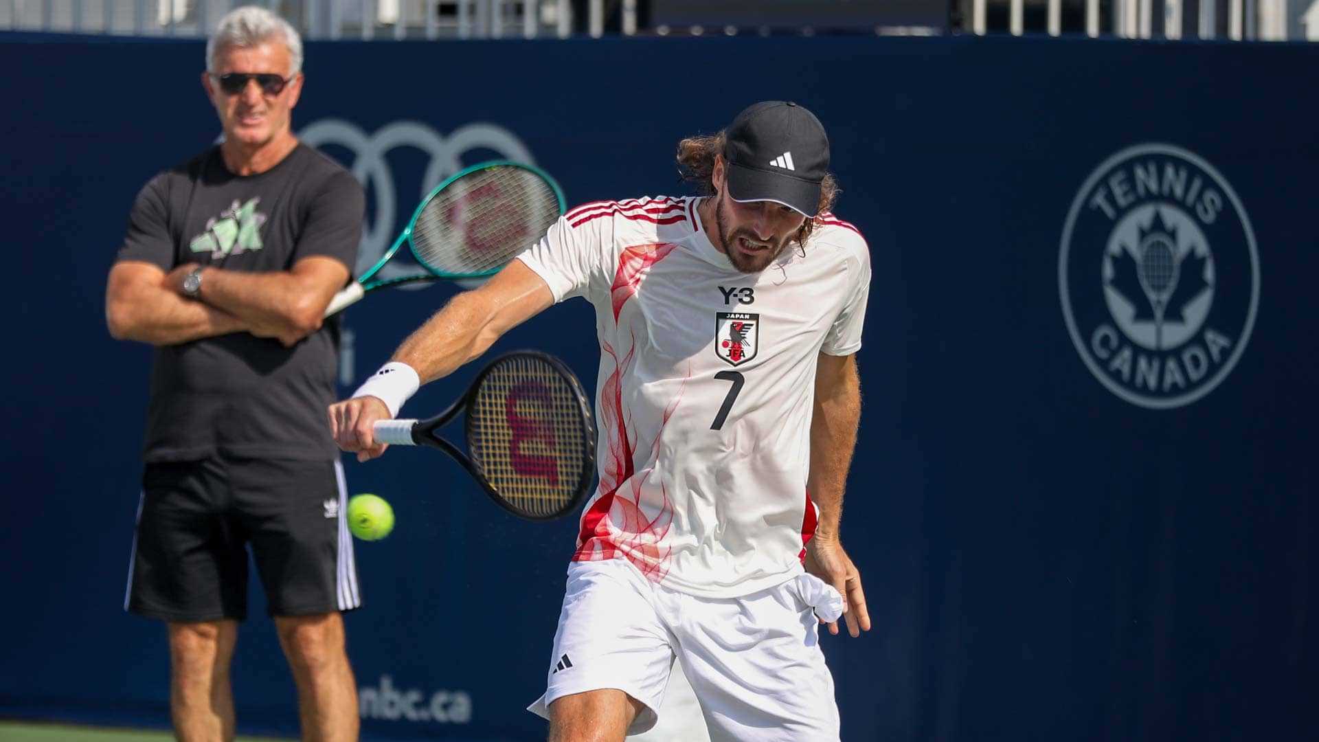 Stefanos Tsitsipas Training Toronto July 2025