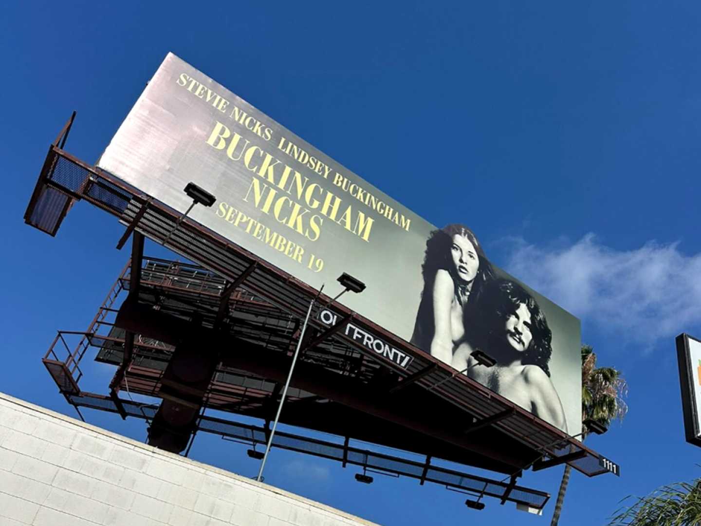 Stevie Nicks Lindsey Buckingham Billboard Sunset Boulevard