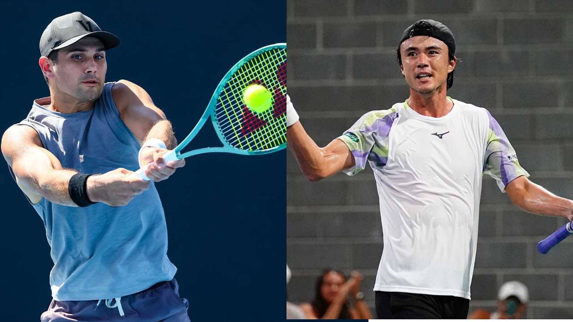 Taro Daniel Tennis Match Los Cabos Open