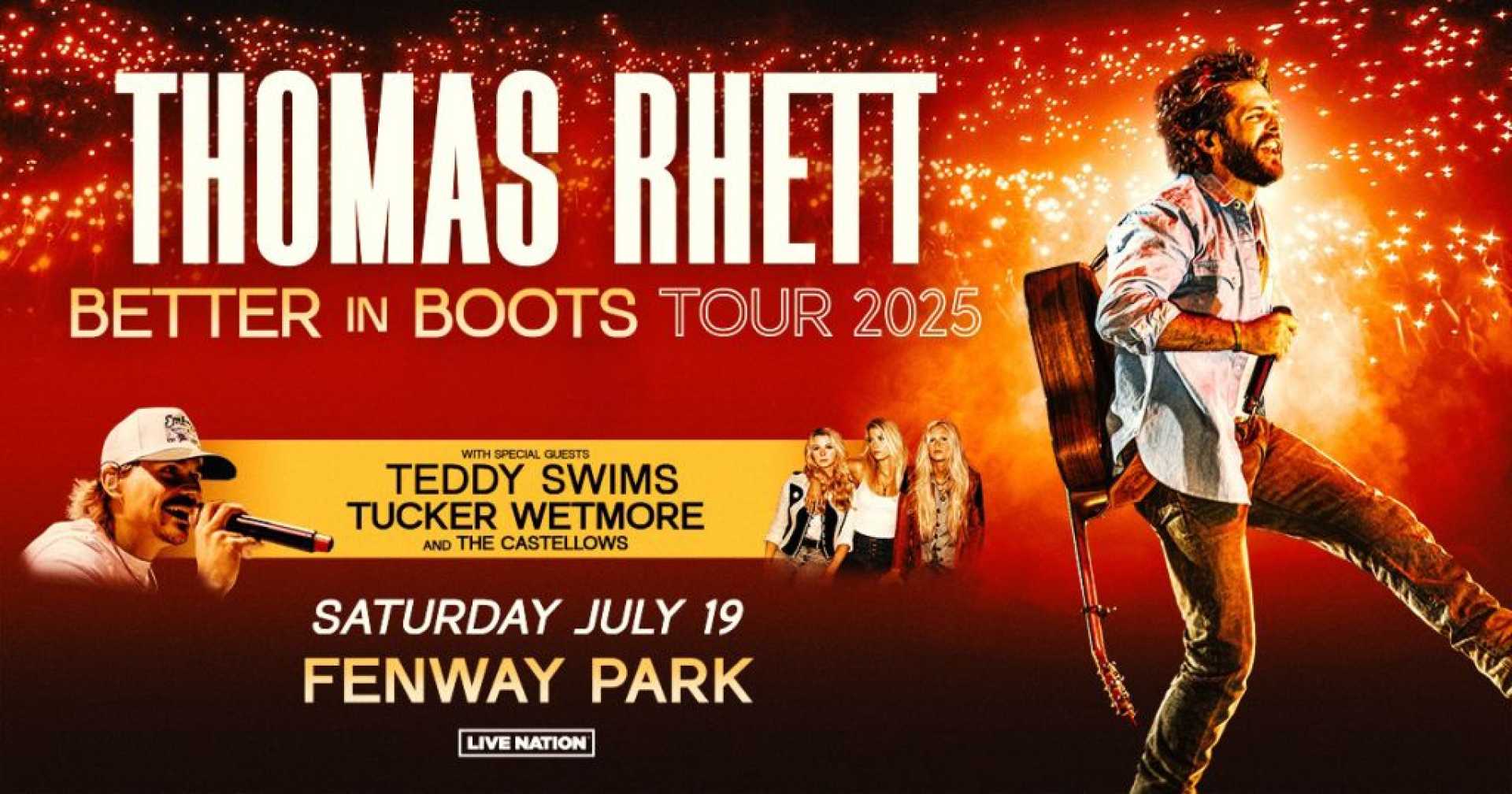 Teddy Swims Thomas Rhett Concert Boston