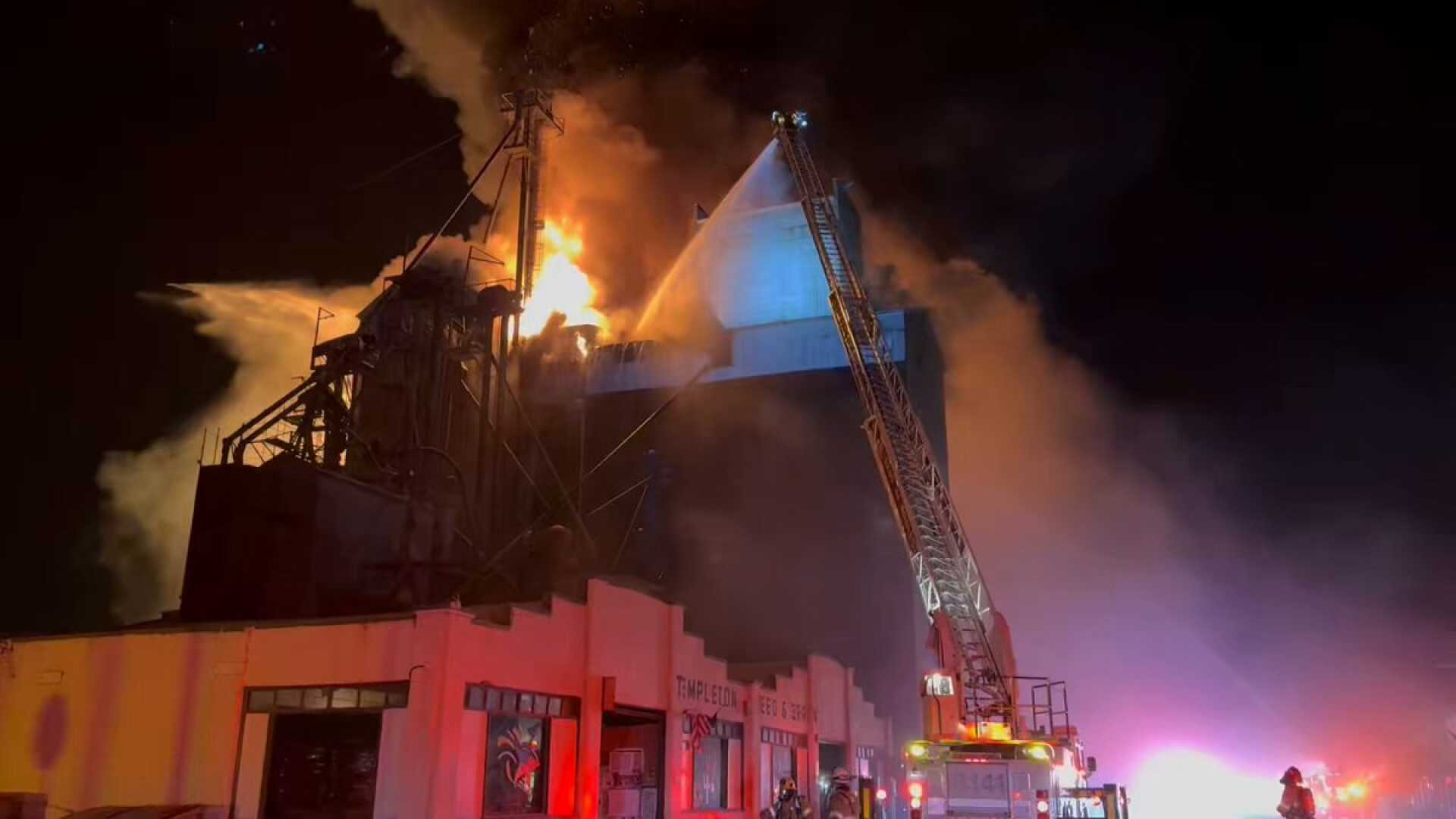 Templeton Feed And Grain Fire