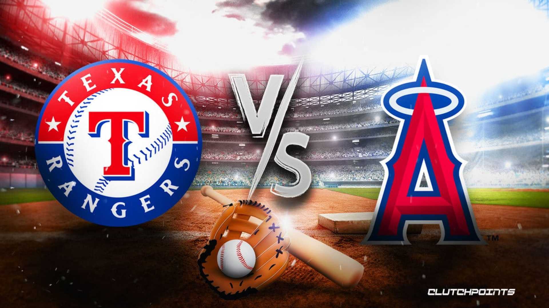 Texas Rangers Los Angeles Angels Mlb Matchup