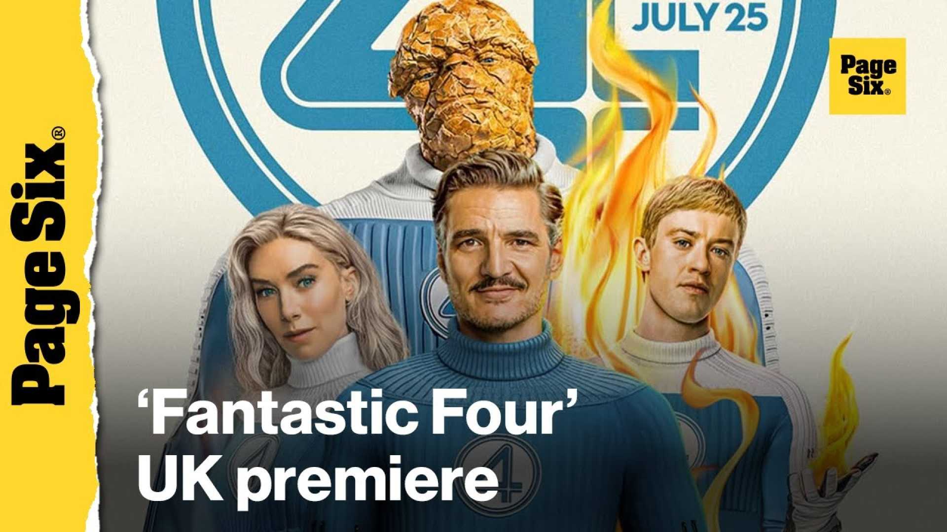 The Fantastic Four Premiere London