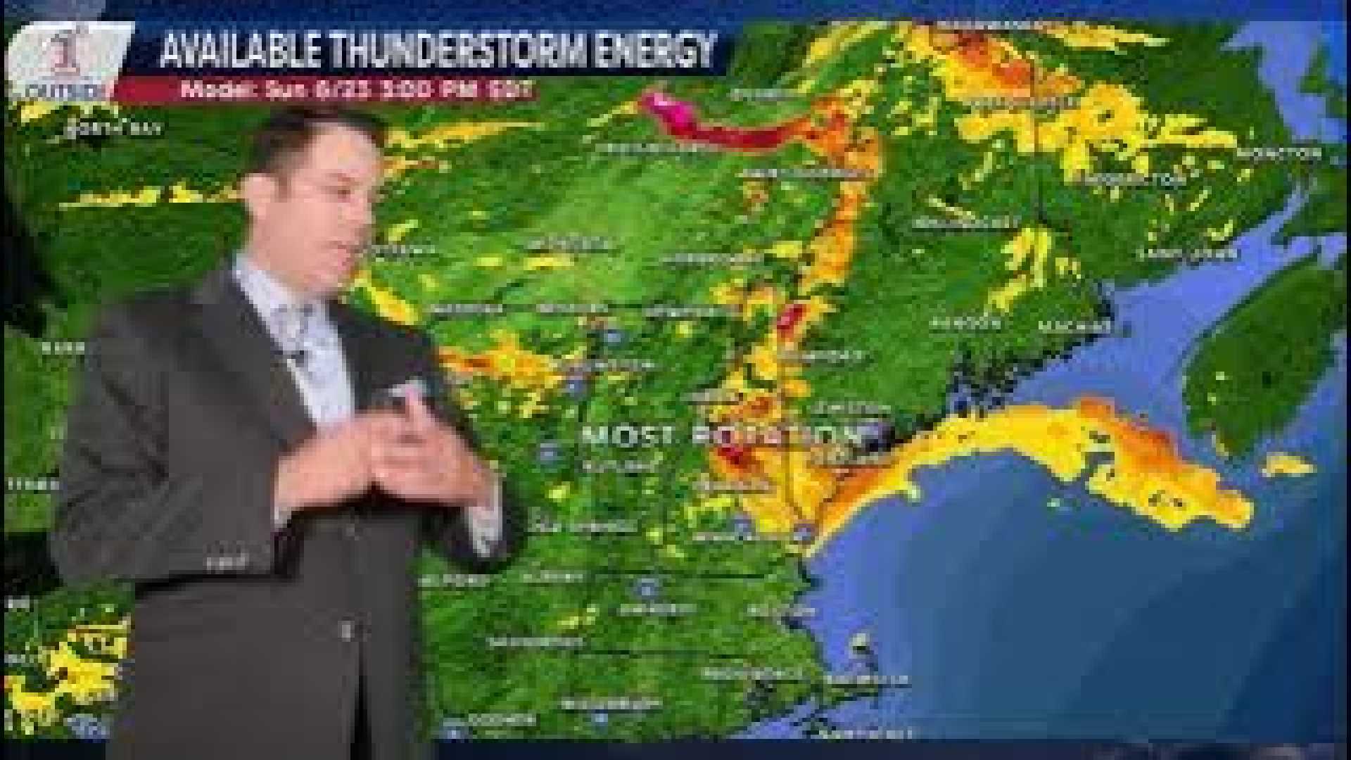 Thunderstorms New England Forecast