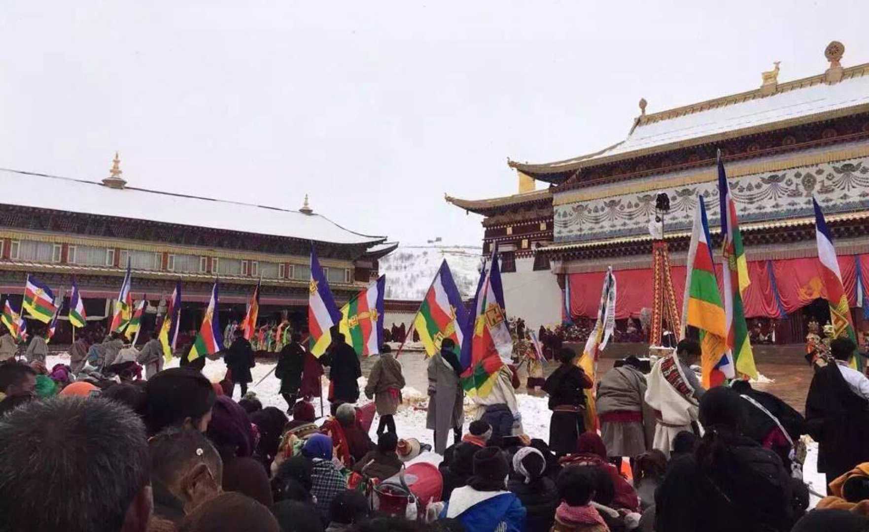 Tibetan Monk Kirti Monastery Sichuan