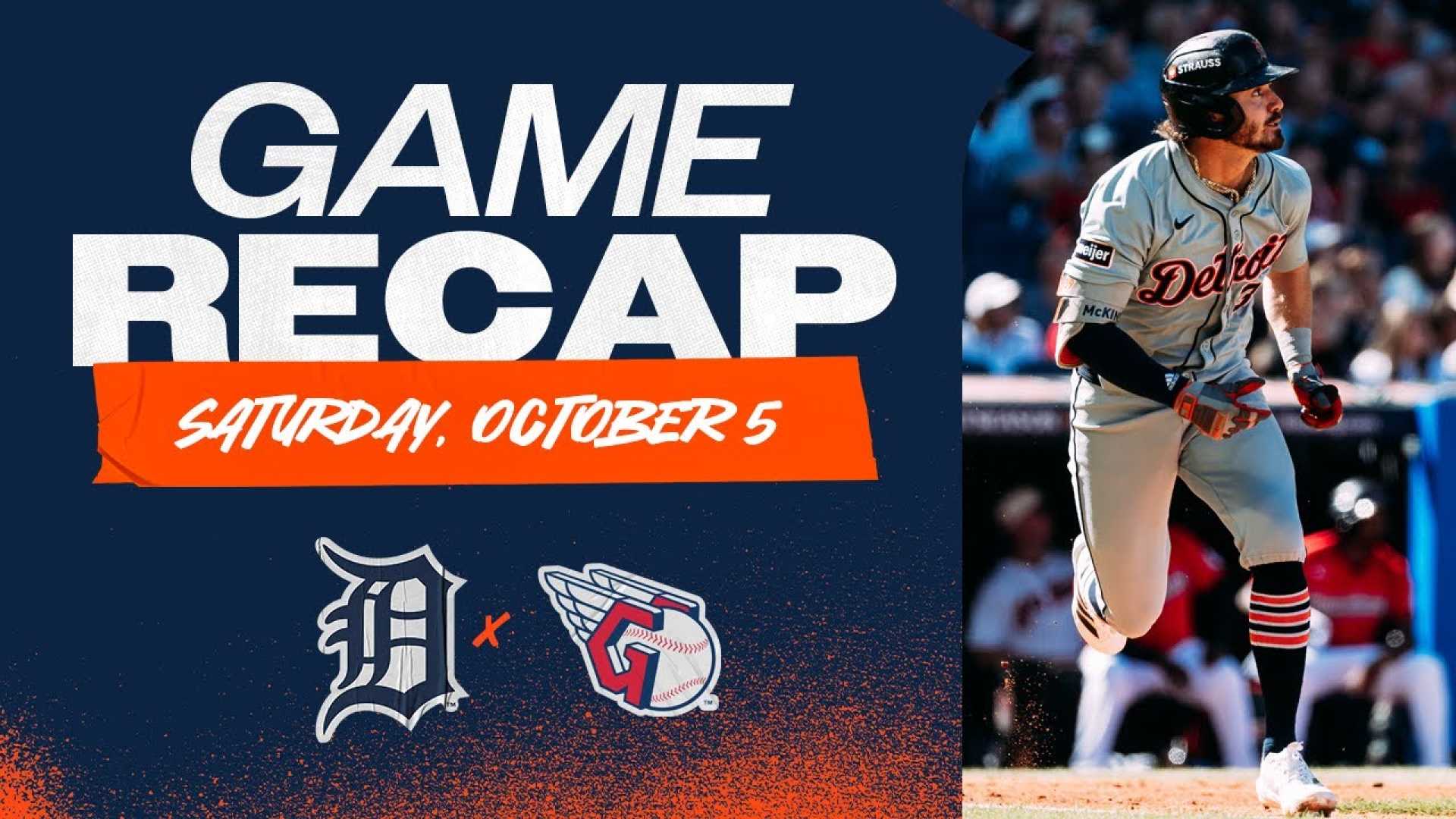 Tigers Guardians Game Recap