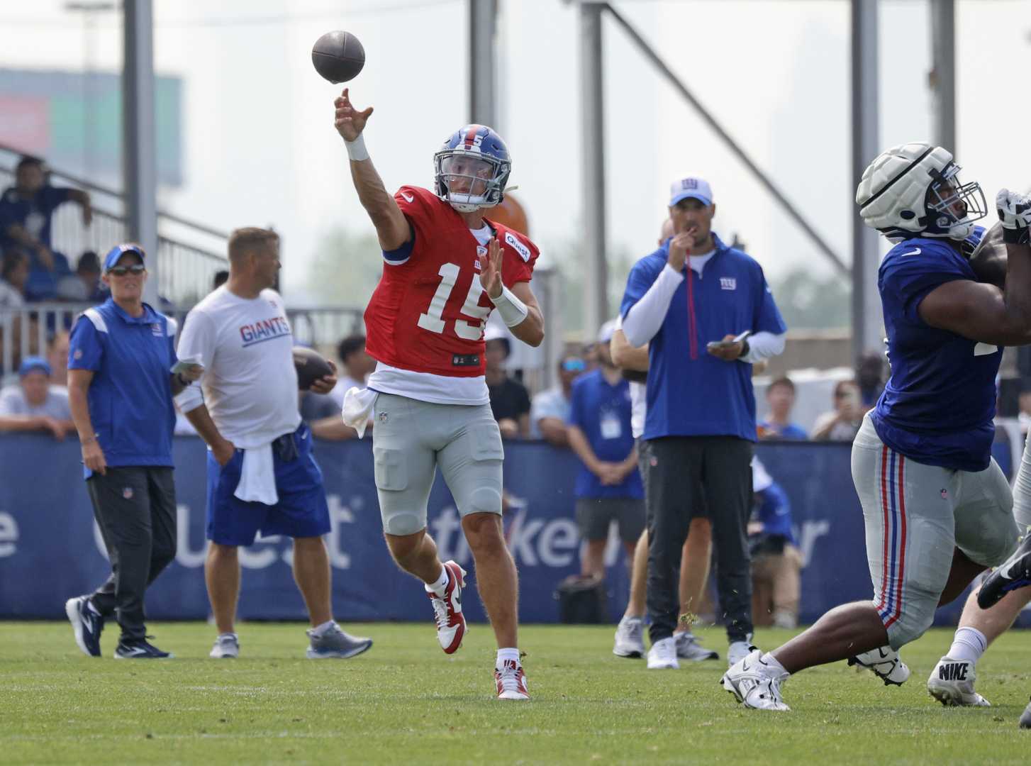 Tommy Devito New York Giants Training Camp