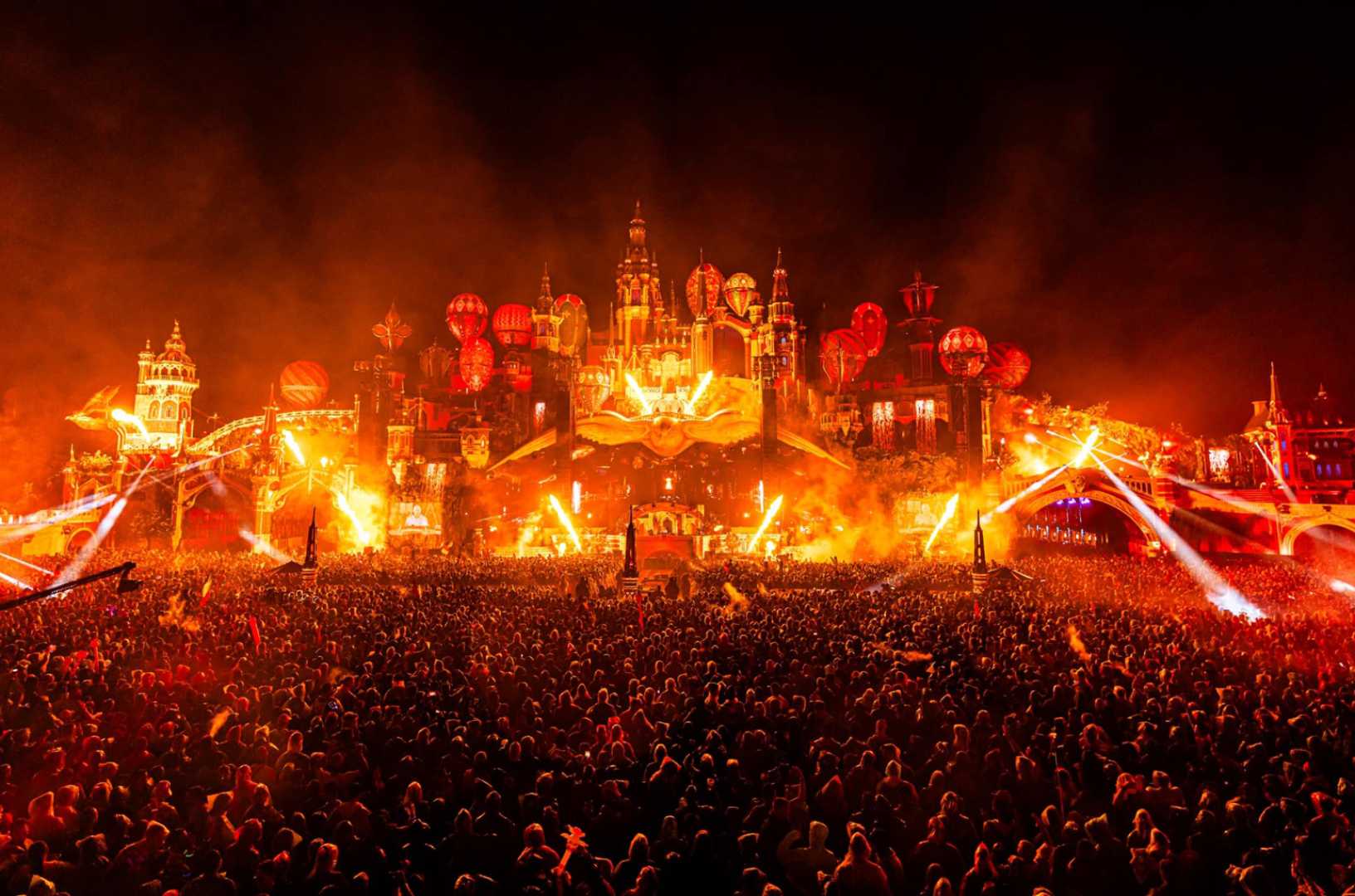 Tomorrowland Festival Fire Boom Belgium