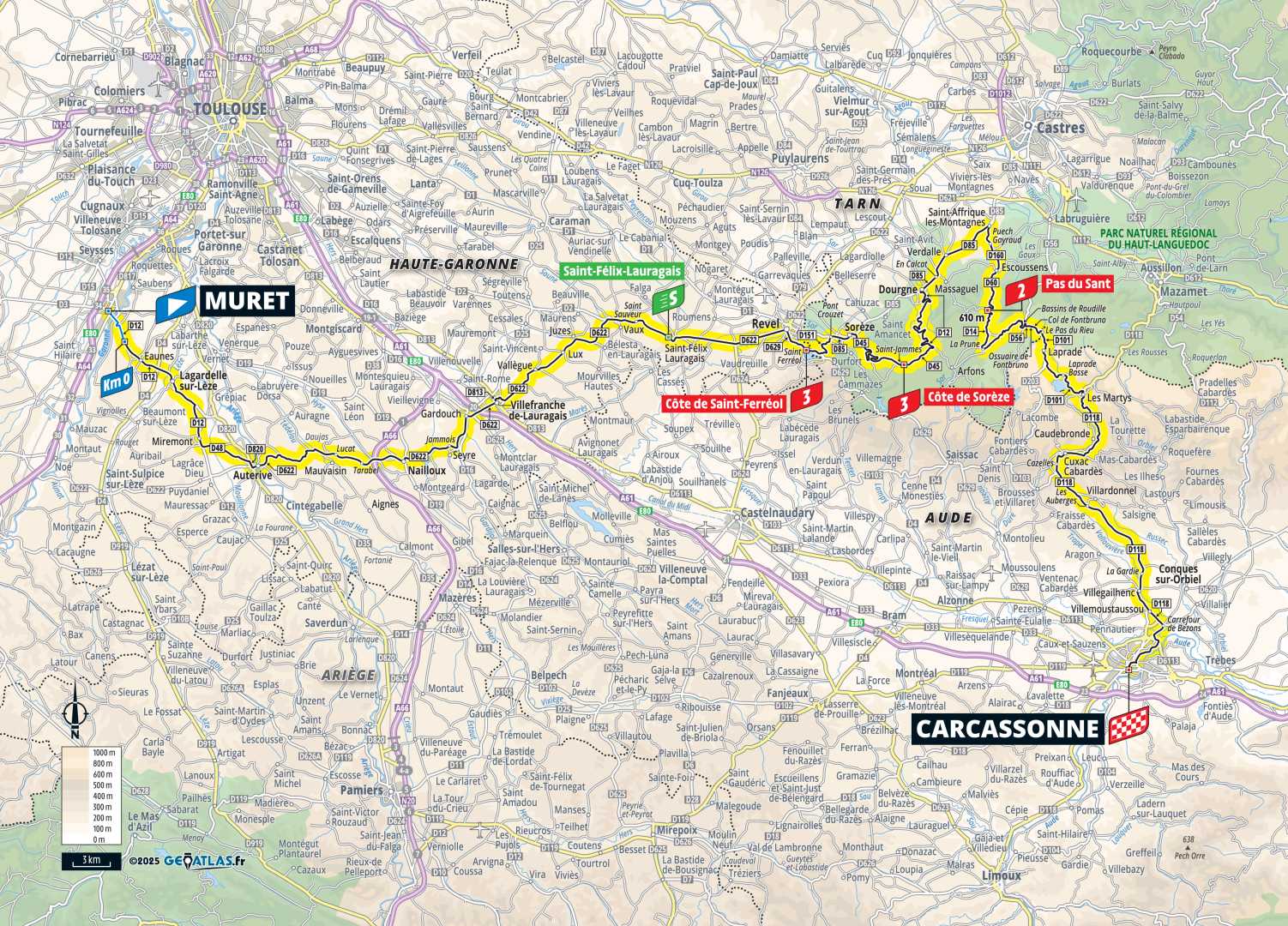 Tour De France 2025 Stage 4 Cycling Route