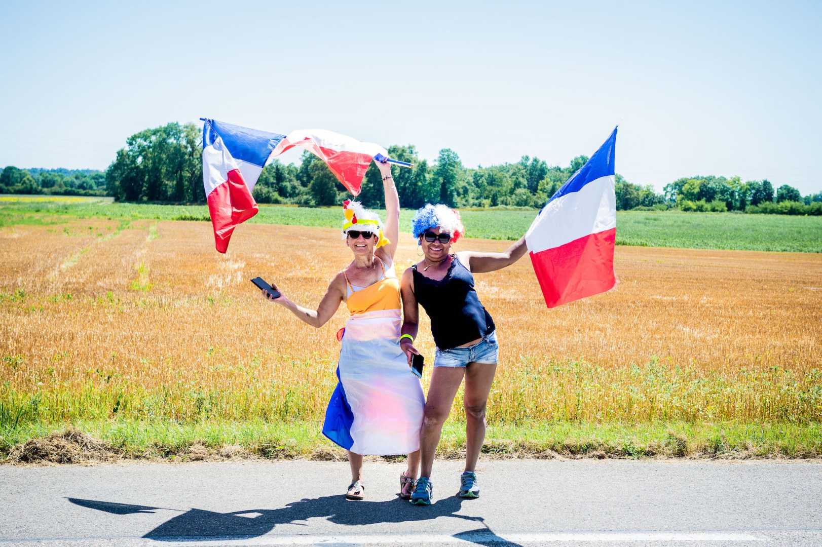 Tour De France Riders Bastille Day