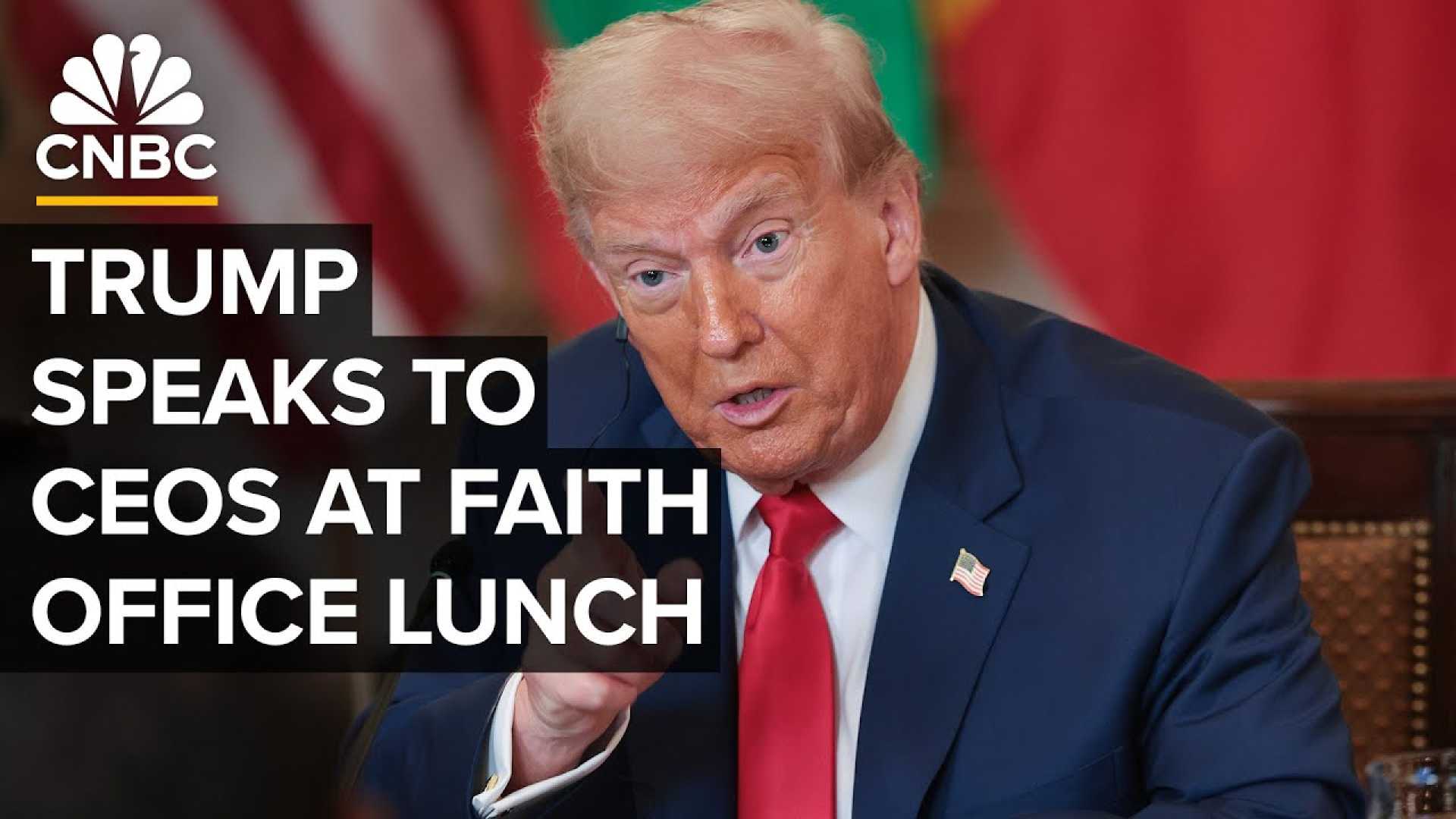Trump Faith Office Luncheon Speech
