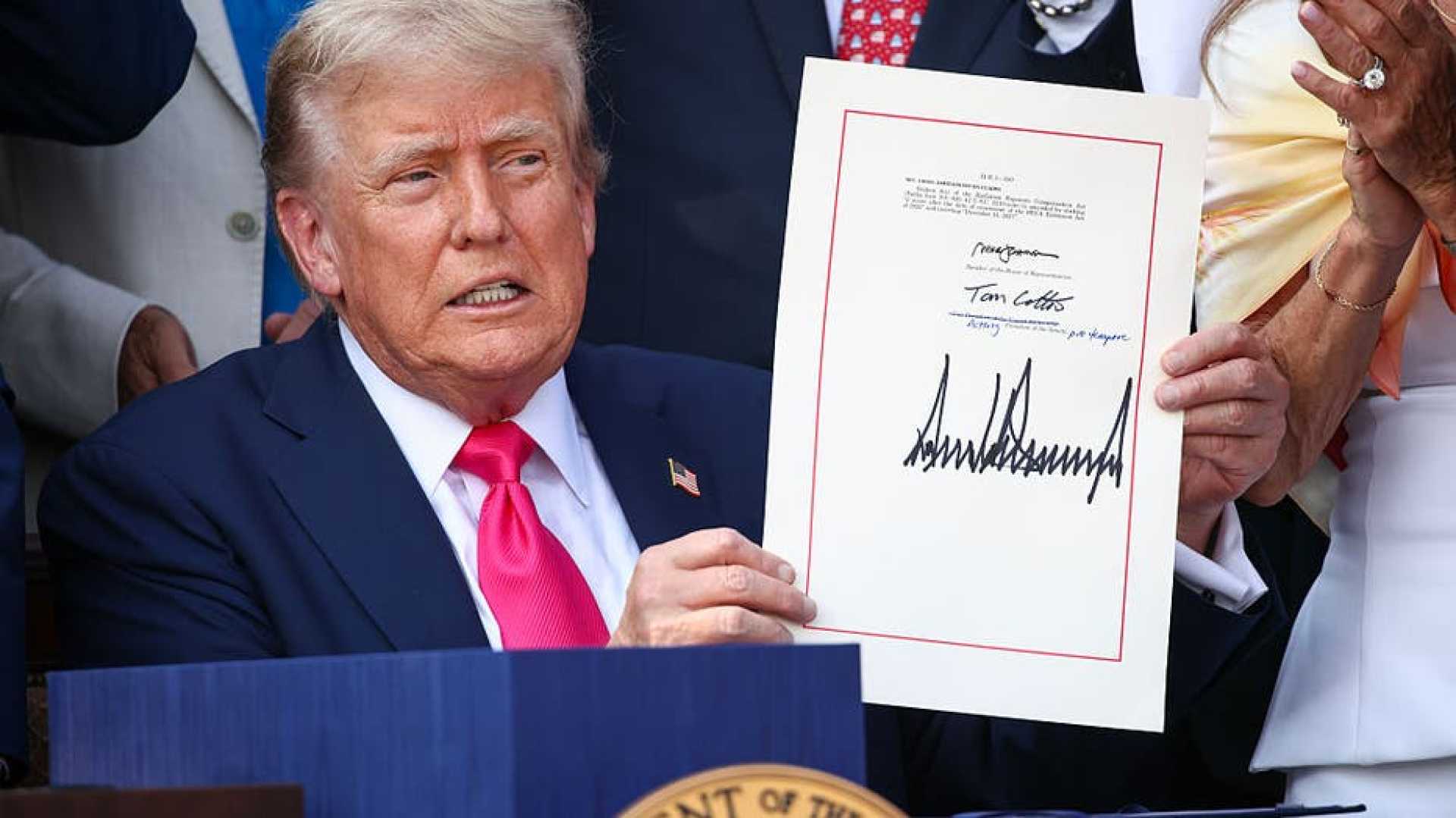 Trump Signing One Big Beautiful Bill Act