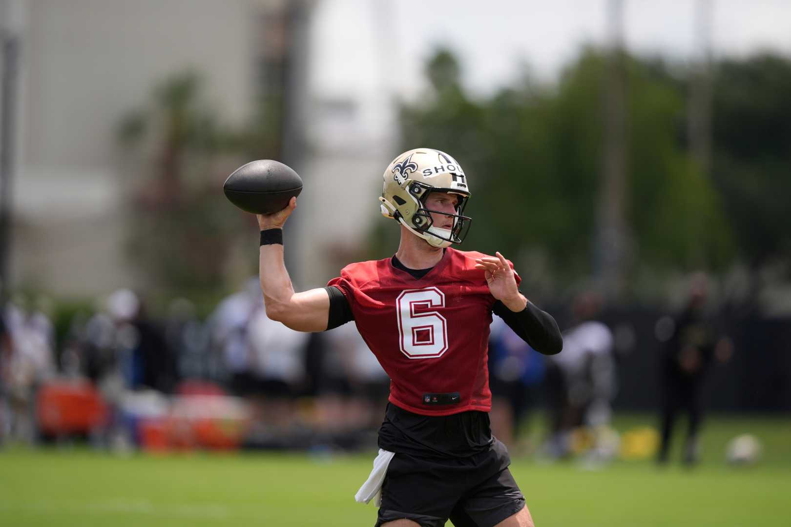 Tyler Shough New Orleans Saints Training Camp