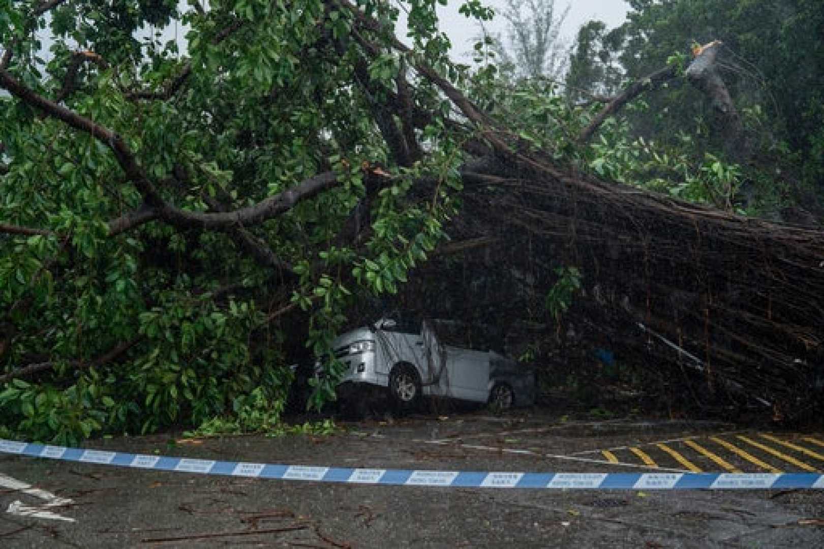 Typhoon Wipha Hong Kong Weather Damage