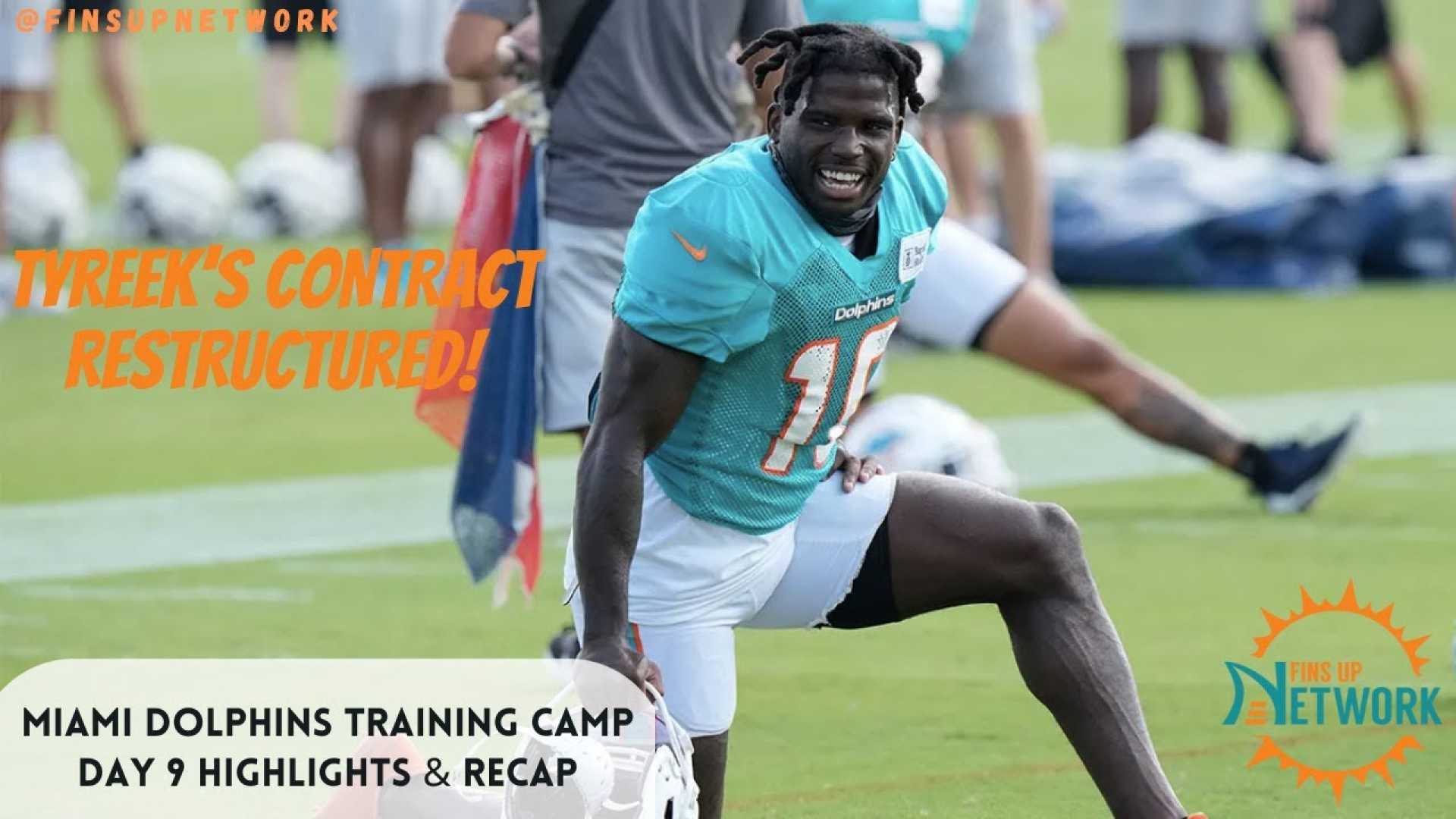 Tyreek Hill Dolphins Training Camp