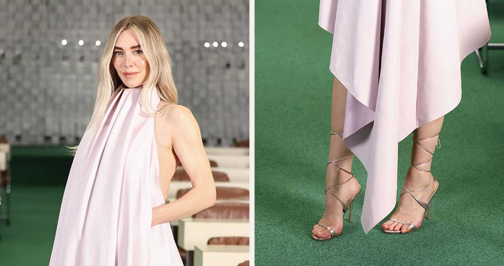 Vanessa Kirby Paris Press Tour Givenchy Dress
