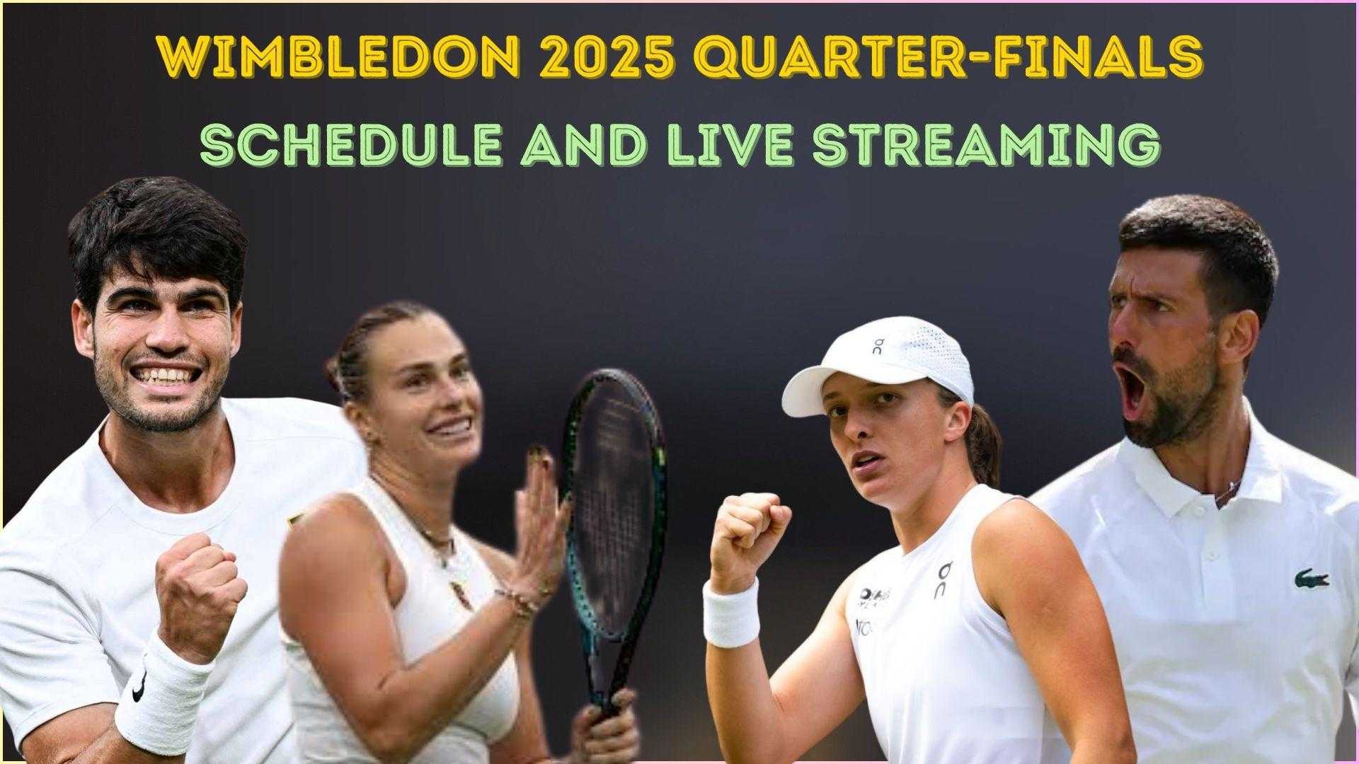 Wimbledon 2025 Quarterfinals News