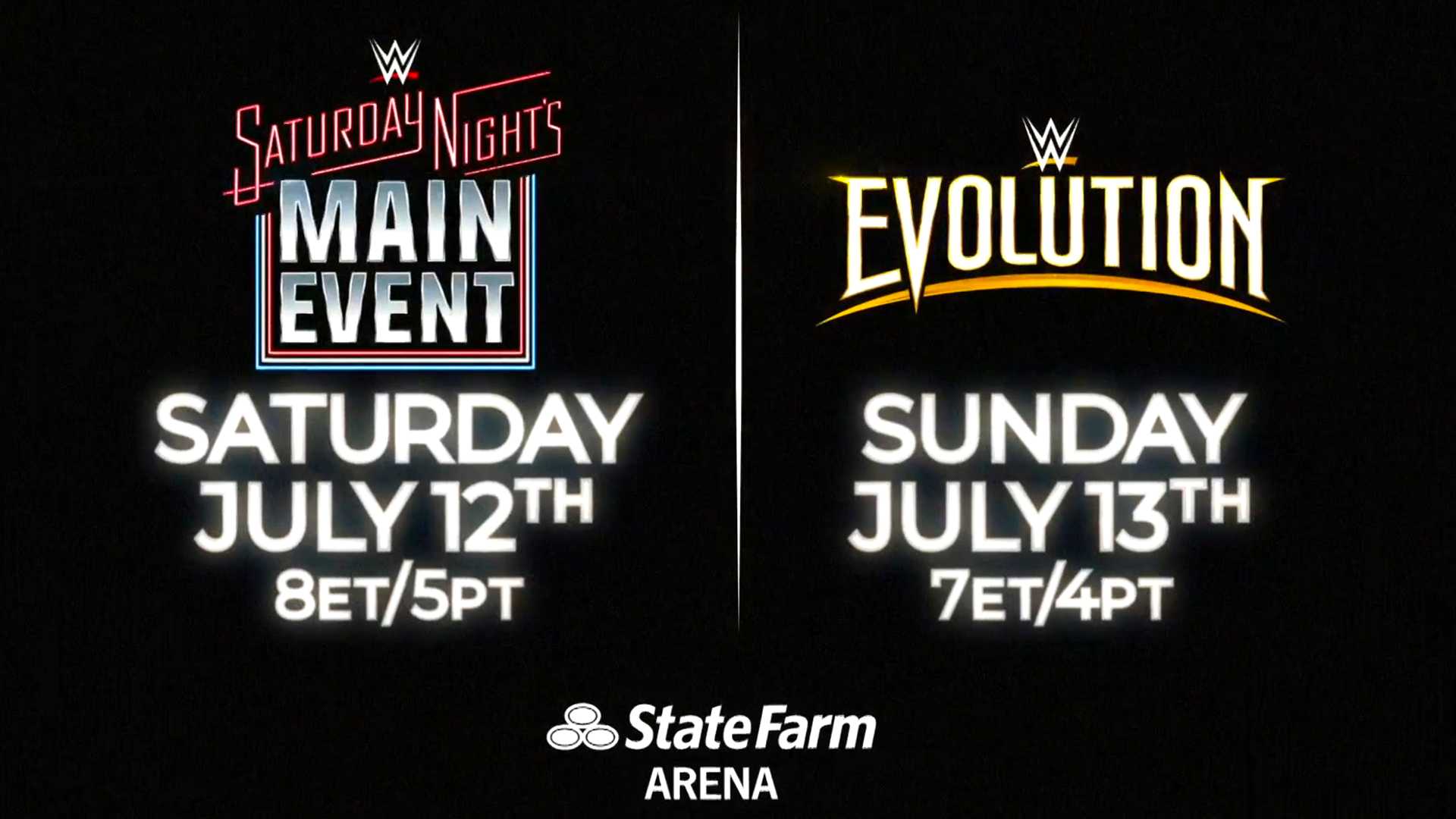 Wwe Events Weekend July 2025