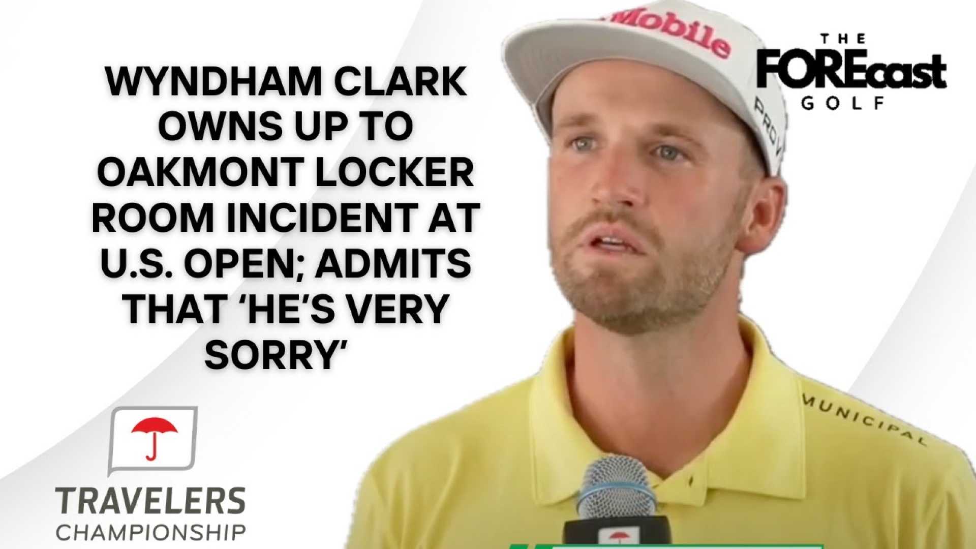 Wyndham Clark Golfer Locker Incident