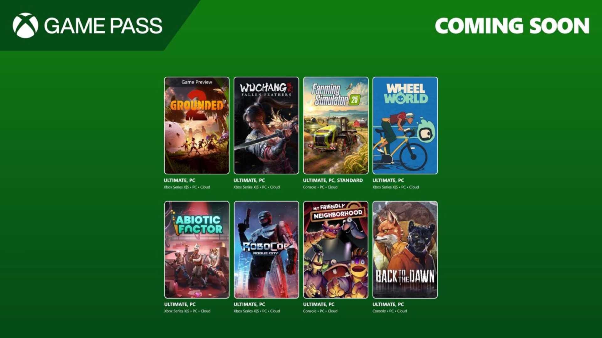 Xbox Game Pass July 2025 Games Lineup