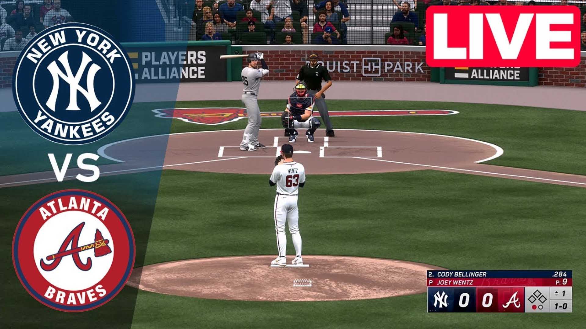 Yankees Braves Baseball Matchup July 2025