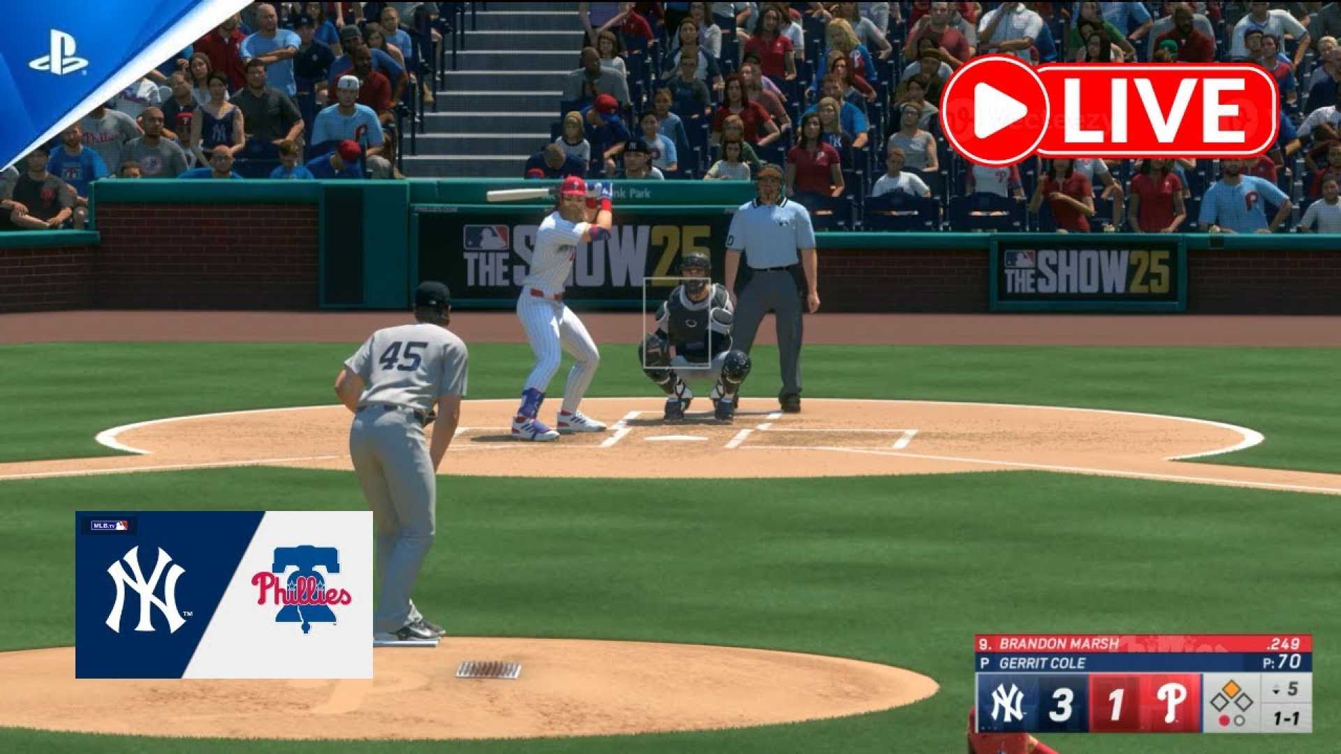 Yankees Phillies Baseball Matchup July 2025